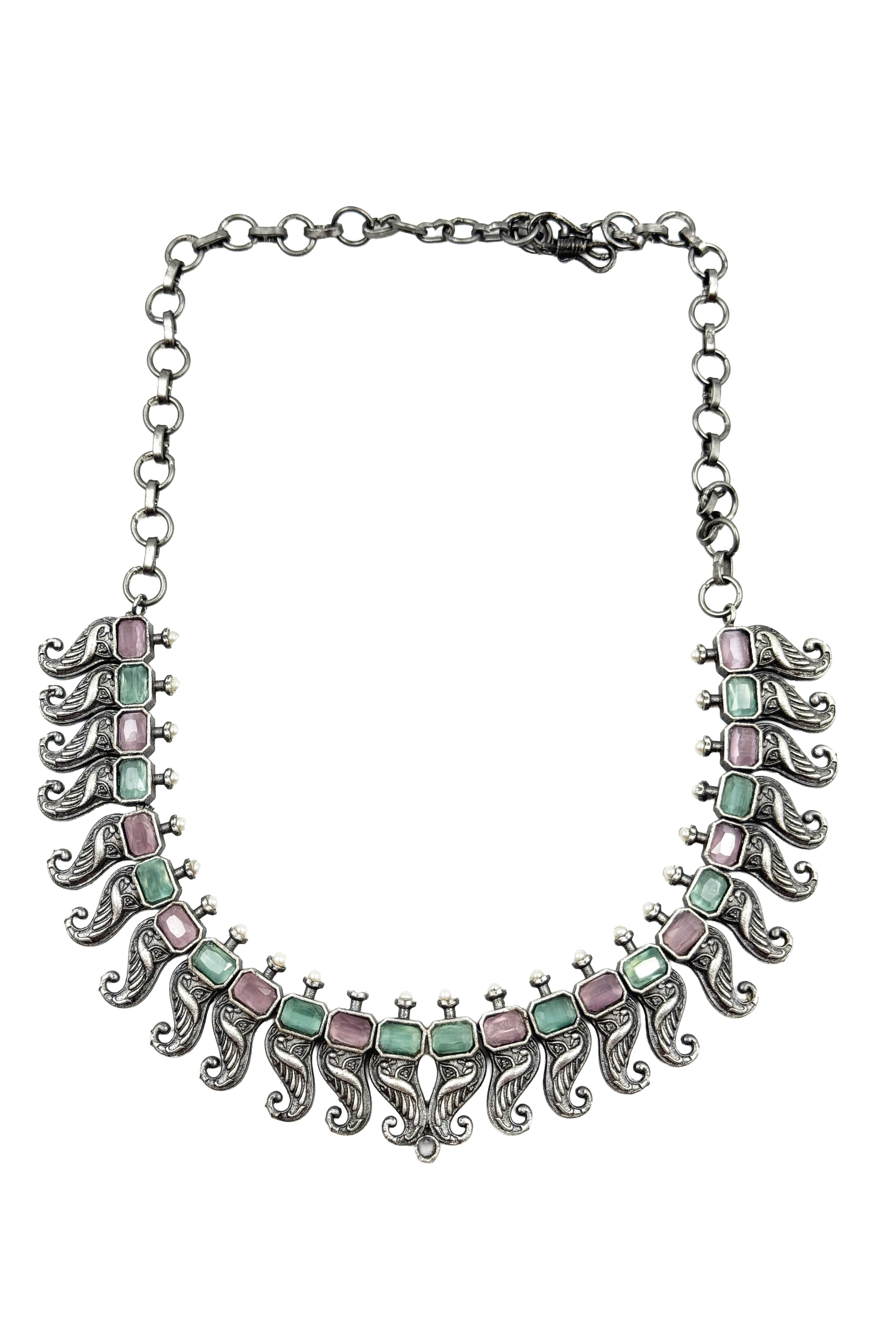 Tanvi Stone Jewellery Set Combo