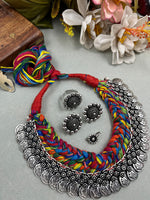 Load image into Gallery viewer, Coin Necklace Jewellery Set
