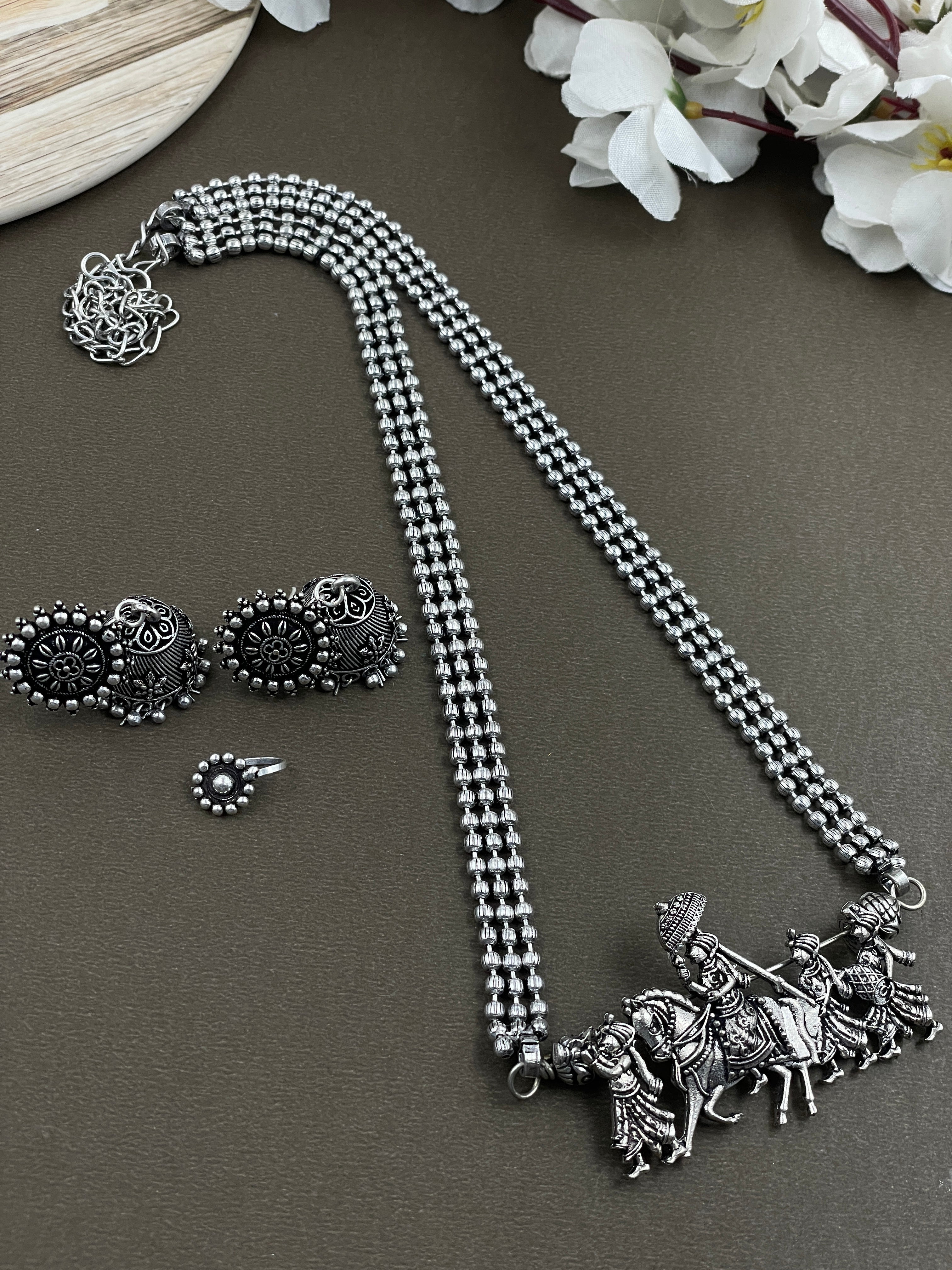 DESIGNER CHAIN PENDANT JEWELLERY SET COMBO