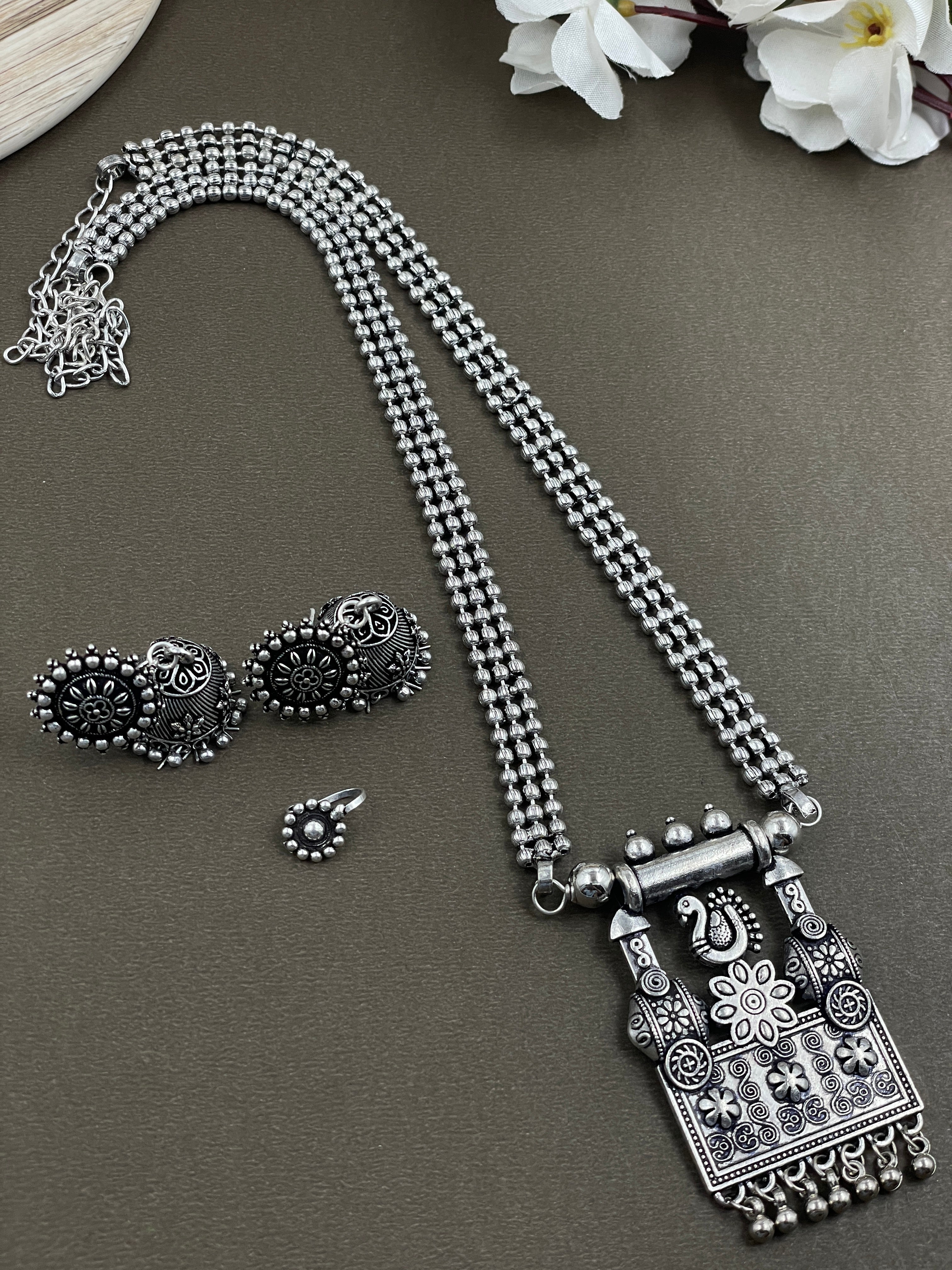DESIGNER CHAIN PENDANT JEWELLERY SET COMBO