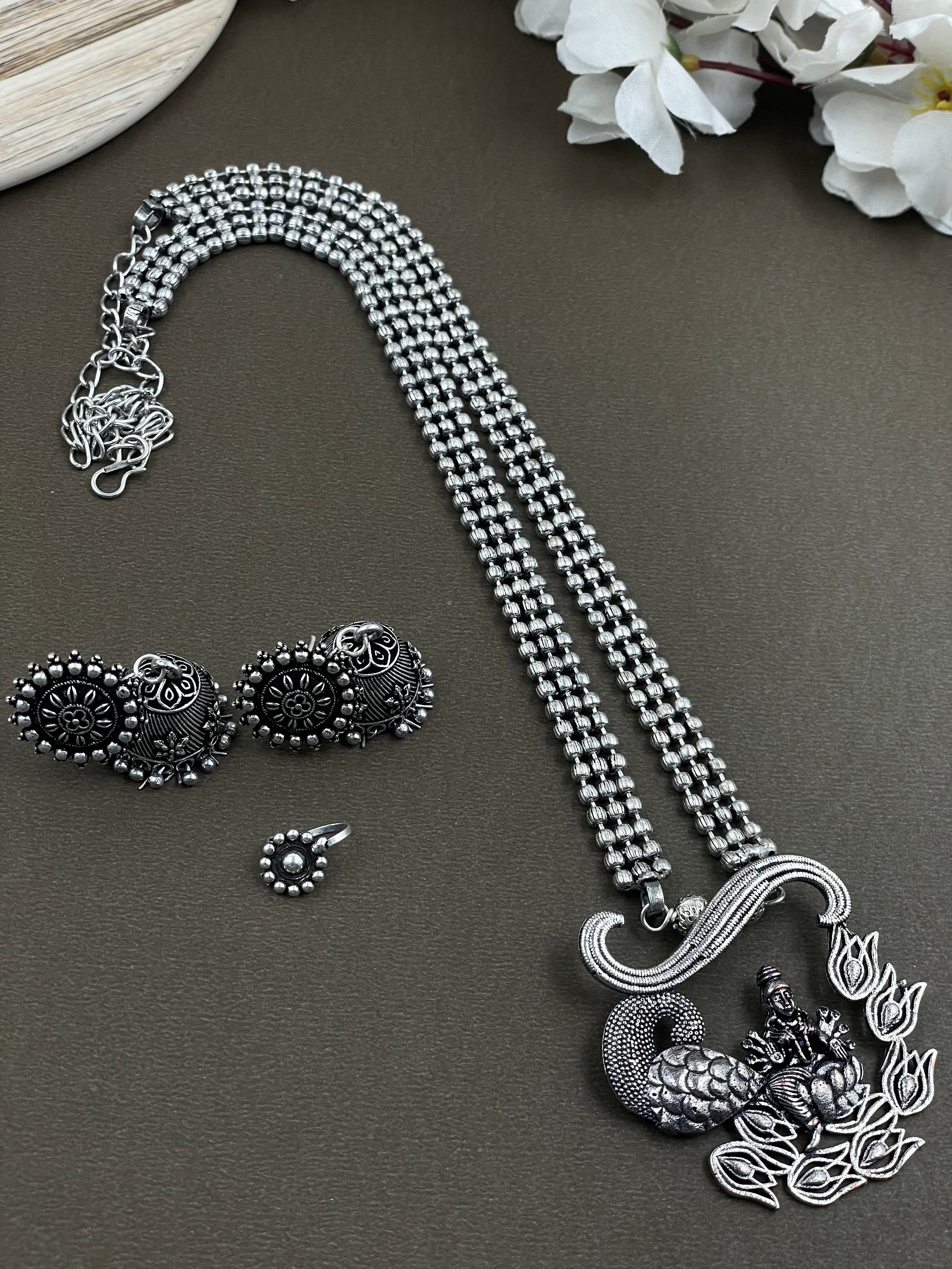 DESIGNER CHAIN PENDANT JEWELLERY SET COMBO