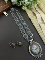 Load image into Gallery viewer, UNNATI DUAL TONE CHARMS JEWELLERY SET