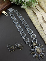 Load image into Gallery viewer, UNNATI DUAL TONE CHARMS JEWELLERY SET