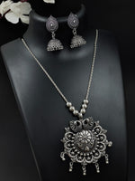 Load image into Gallery viewer, FORUM BRASS OXIDISED JEWELLERY SET