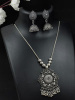 Load image into Gallery viewer, FORUM BRASS OXIDISED JEWELLERY SET