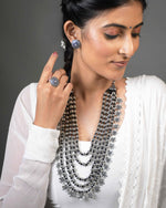 Load image into Gallery viewer, 5 LINE MALA JEWELLERY SET COMBO