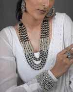 Load image into Gallery viewer, RUBINA OXIDISED JEWELLERY SET COMBO