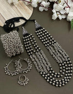 Load image into Gallery viewer, RUBINA OXIDISED JEWELLERY SET COMBO