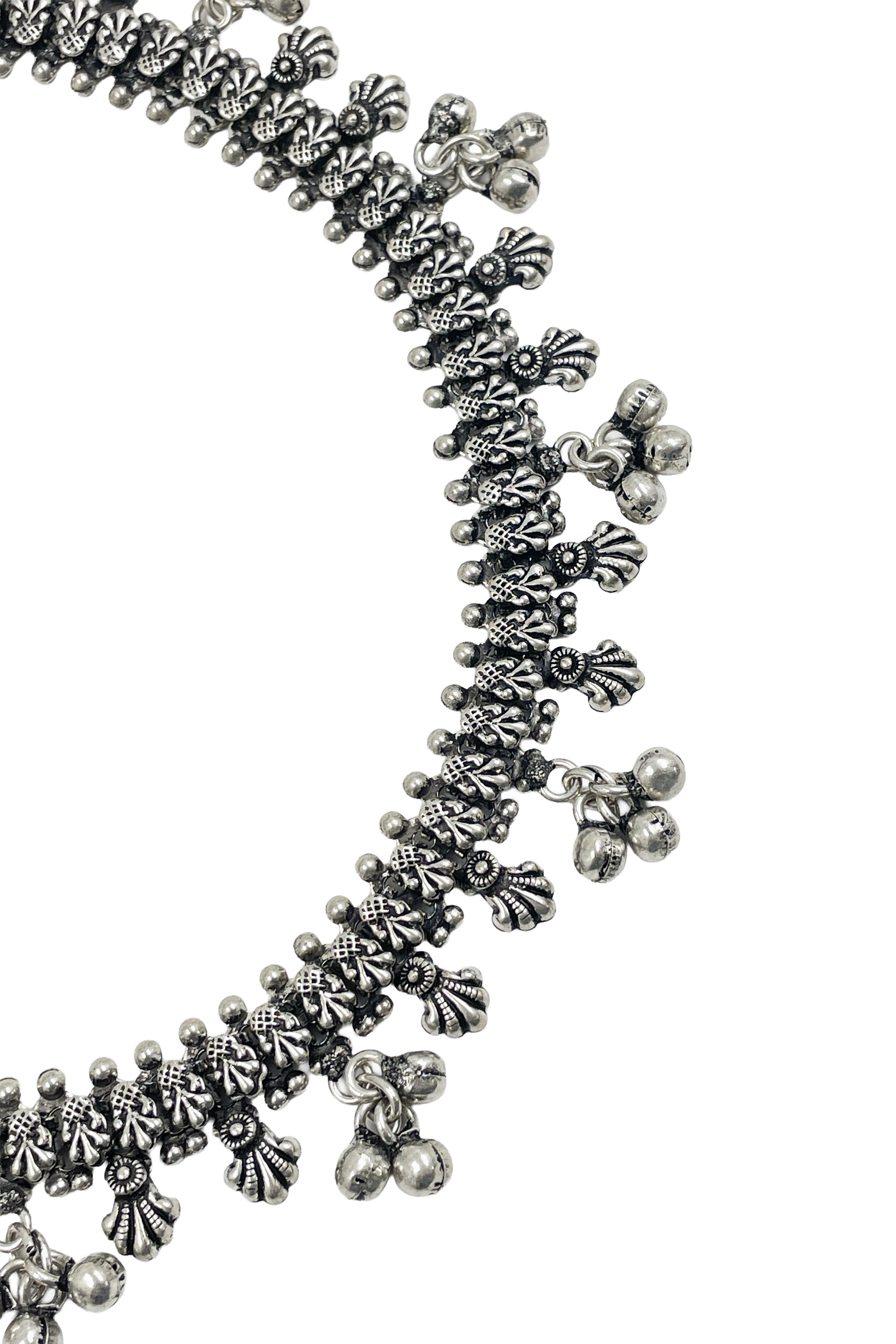 ADITI DESIGNER OXIDISED SILVER ANKLET