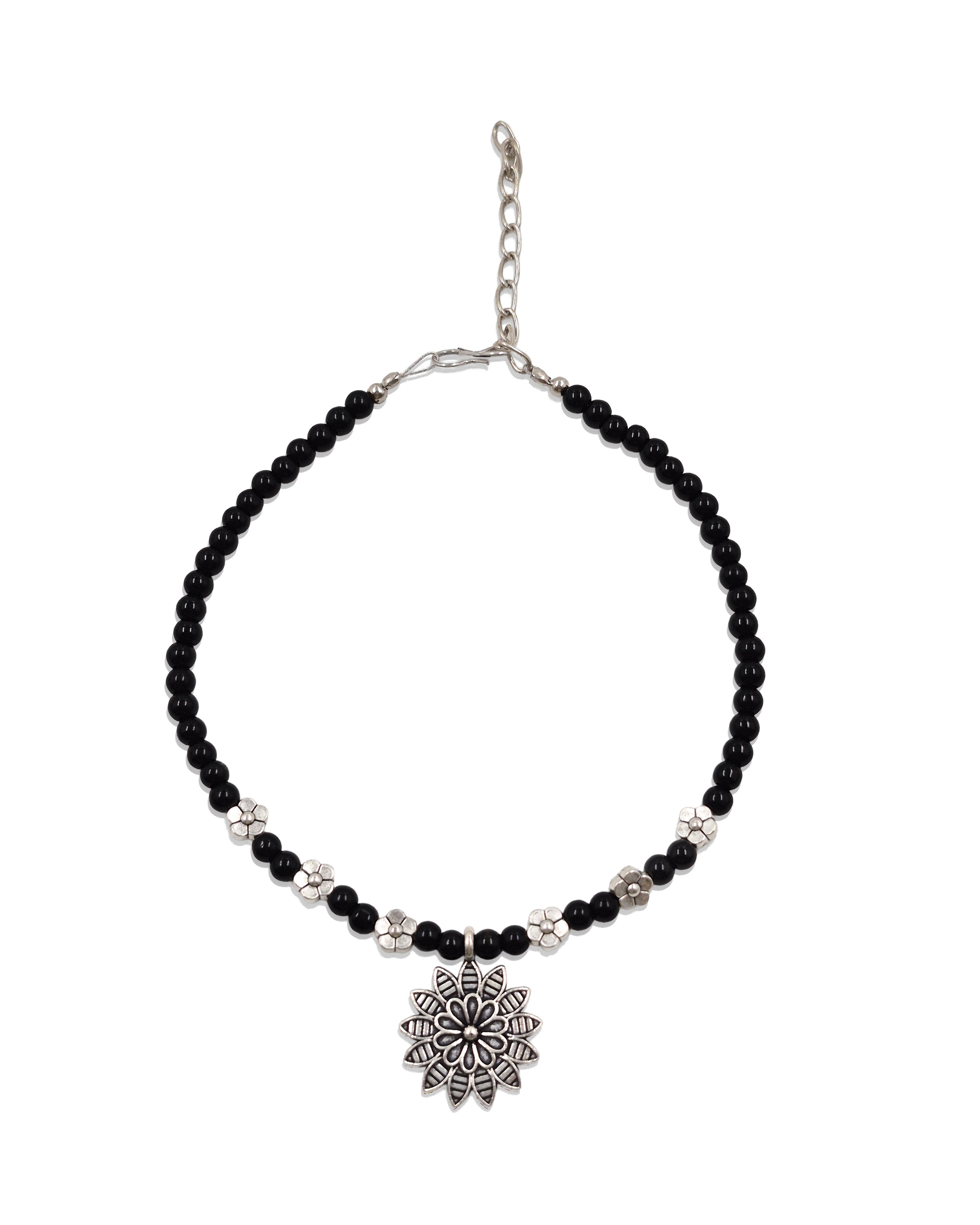 SARA DESIGNER SILVER ANKLET