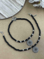 Load image into Gallery viewer, SARA DESIGNER SILVER ANKLET