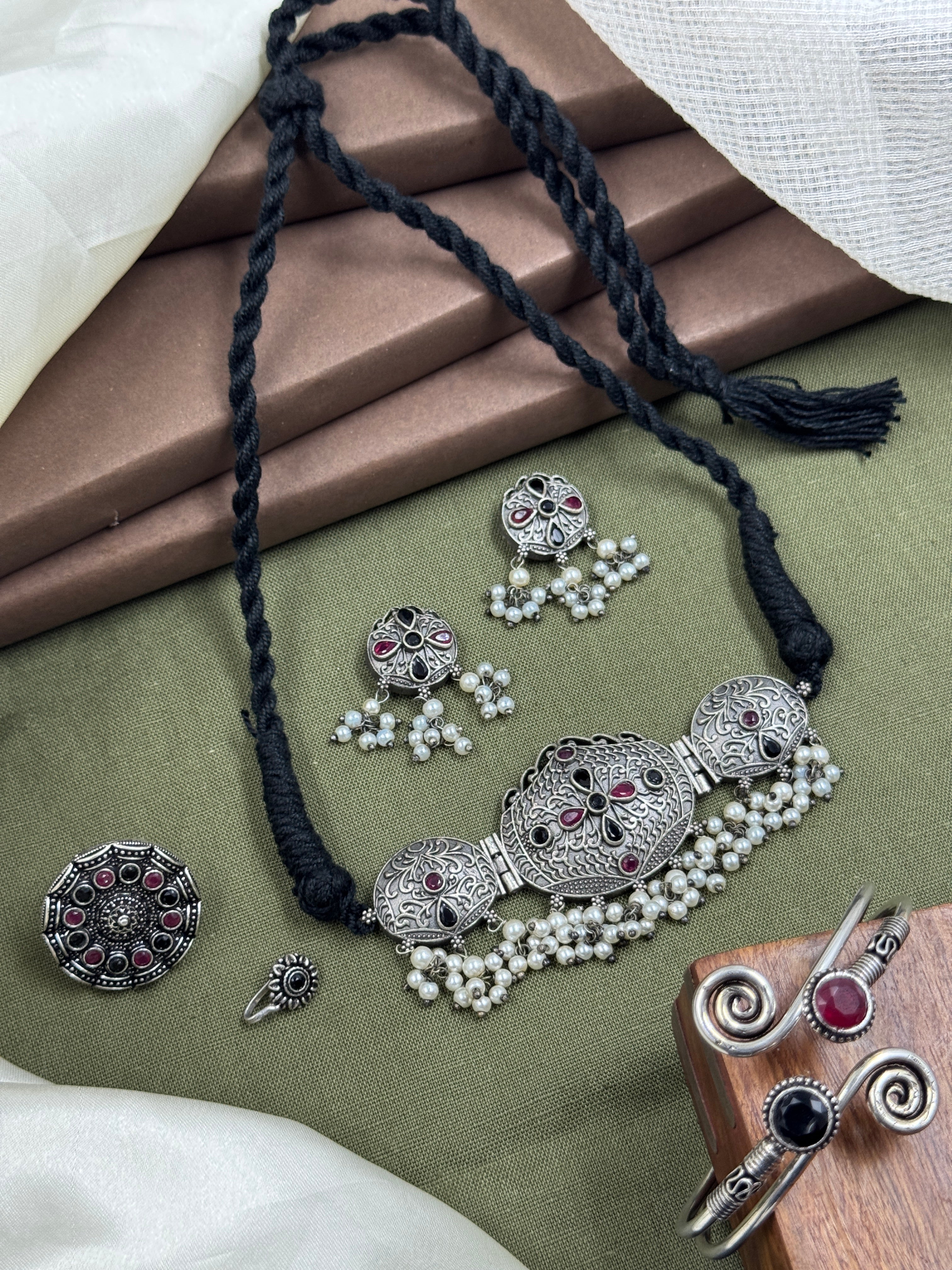 ANIKA STONE JEWELLERY SET COMBO