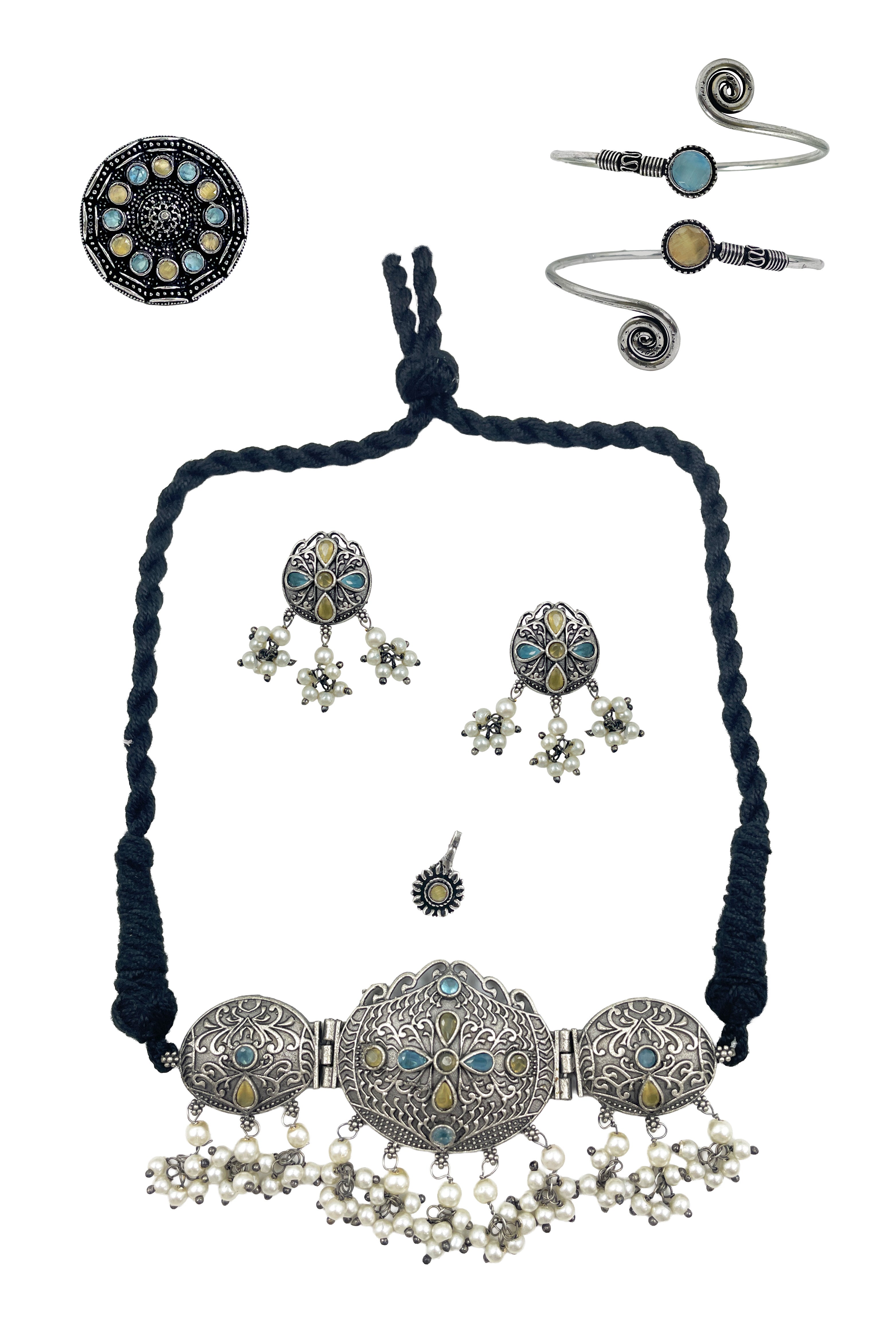 ANIKA STONE JEWELLERY SET COMBO