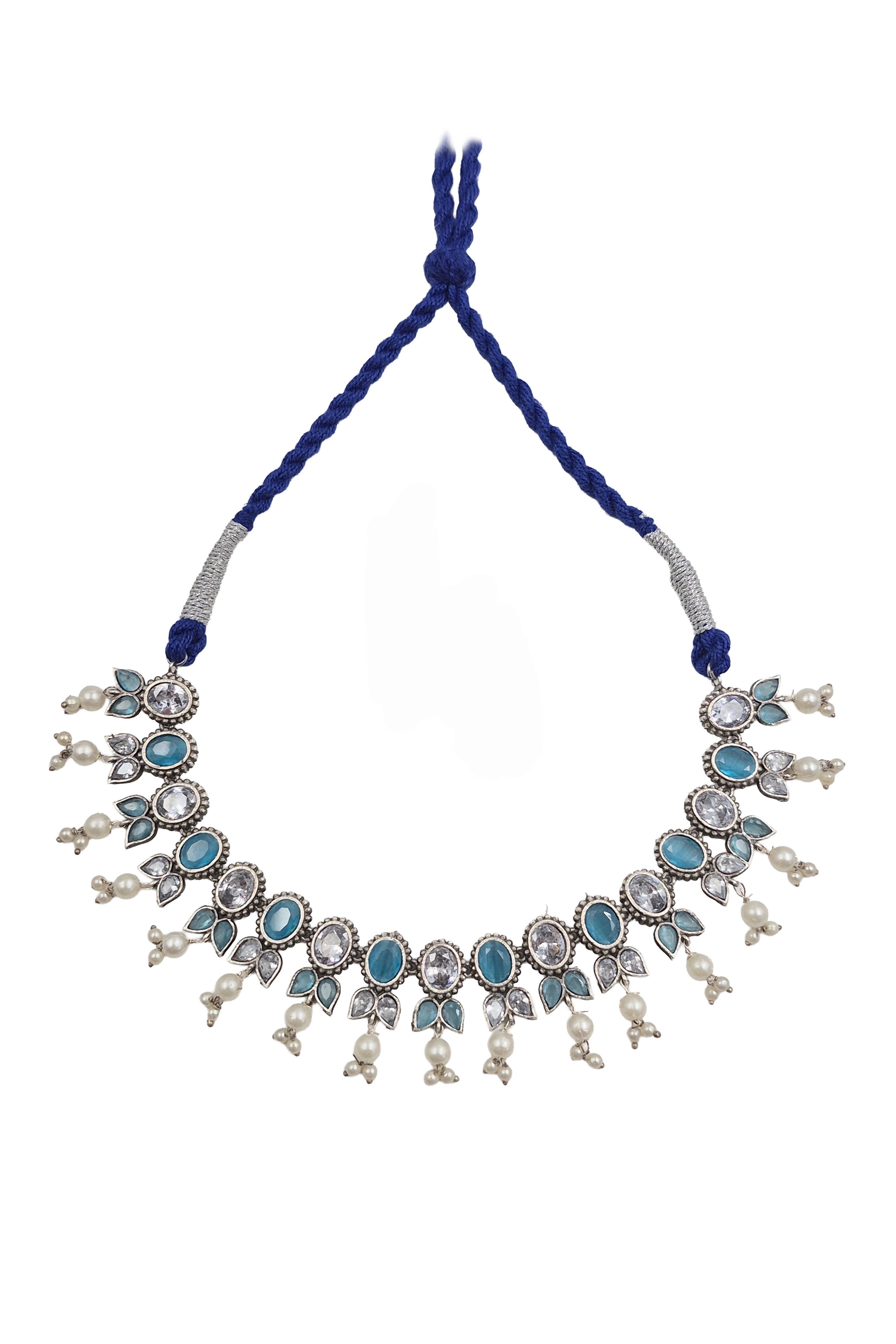 MEERA STONE NECKLACE SET