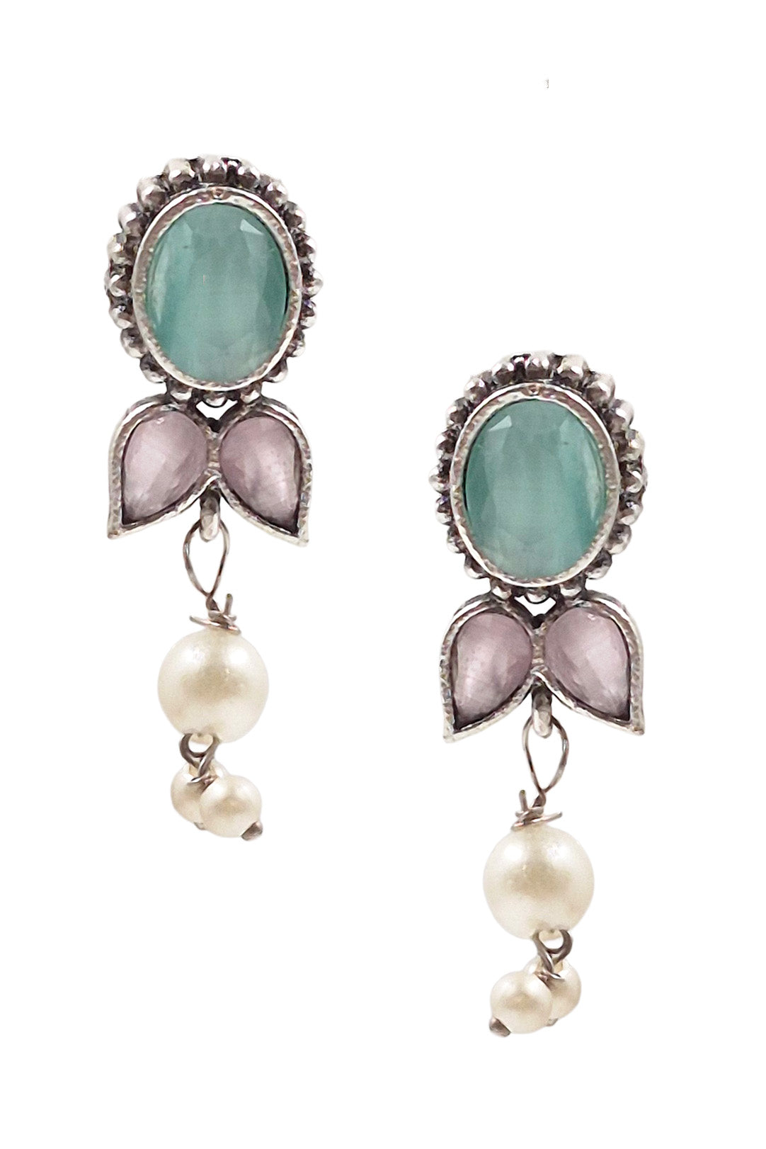 MEERA STONE NECKLACE SET