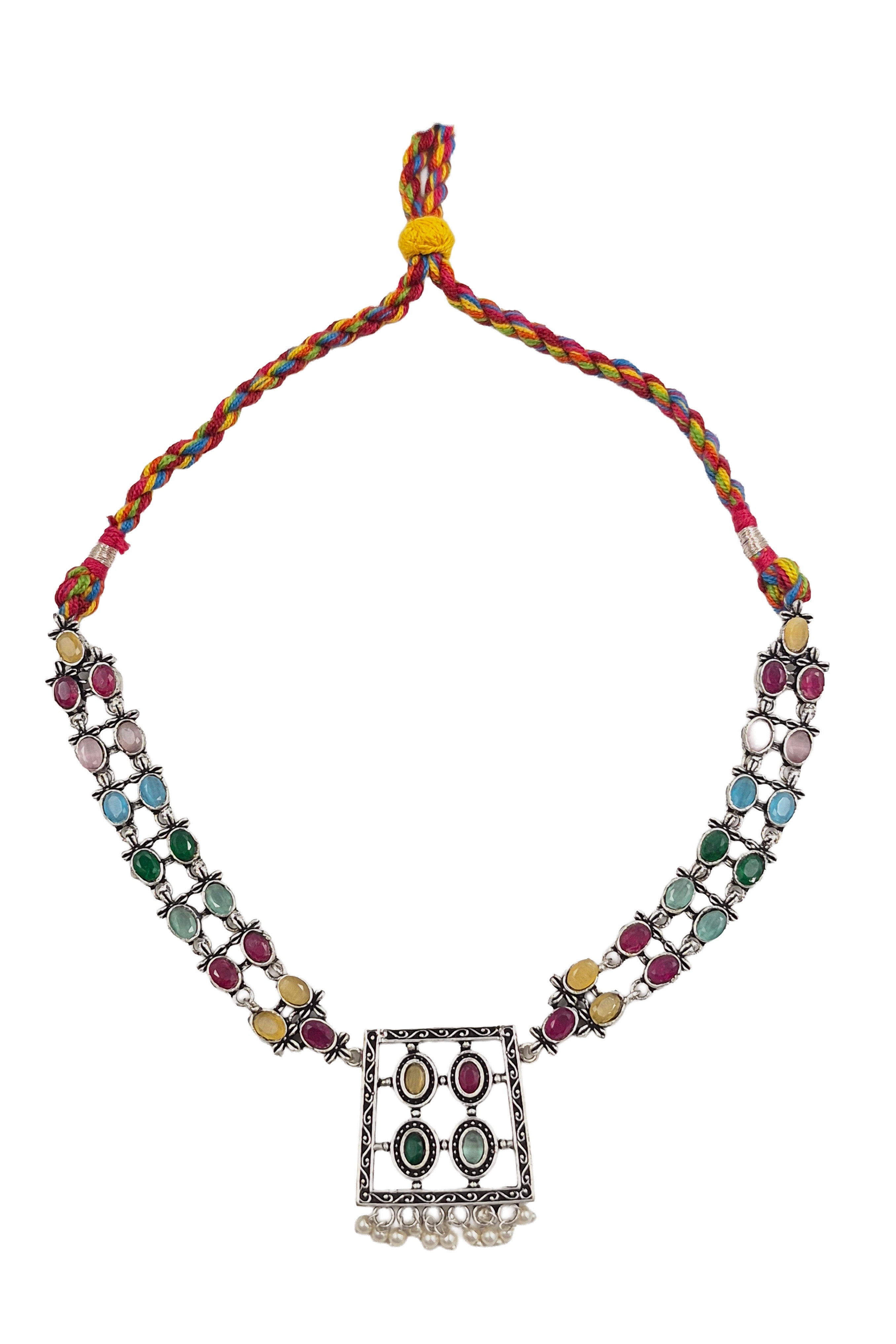 Vanee Stone Necklace Set