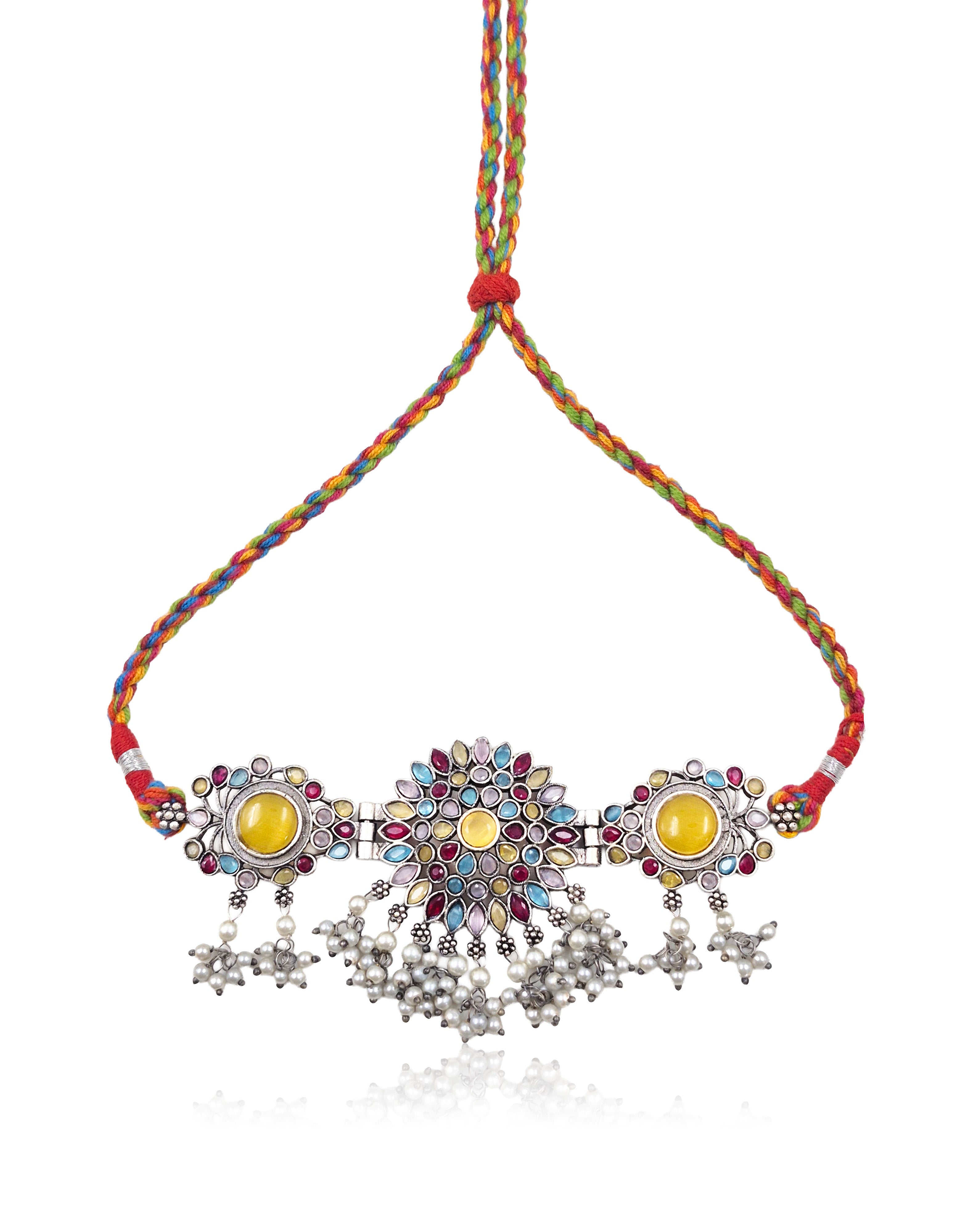 Niva Stone Jewellery Set Combo