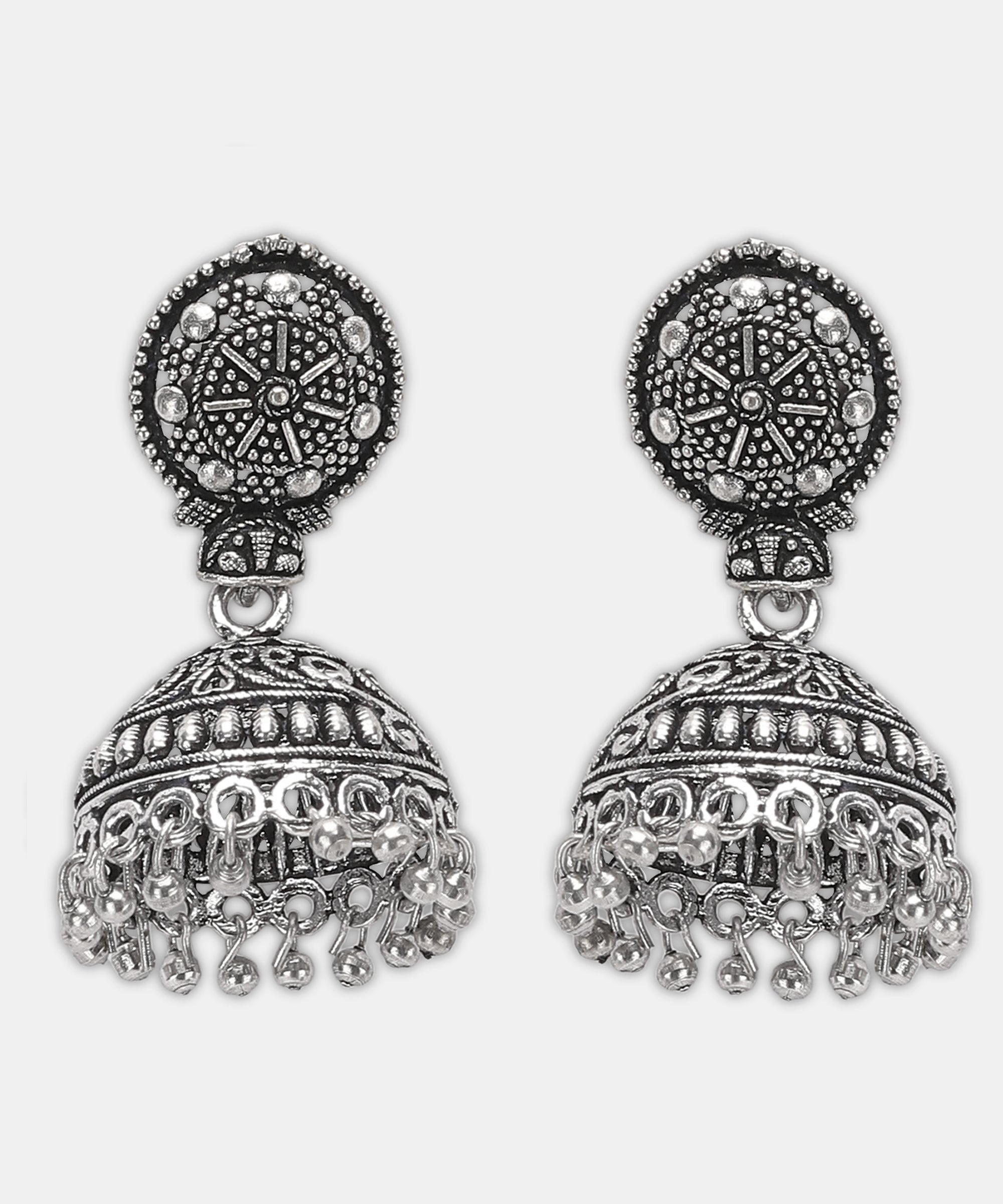 MAHI SILVER OXIDISED JEWELLLERY SET COMBO