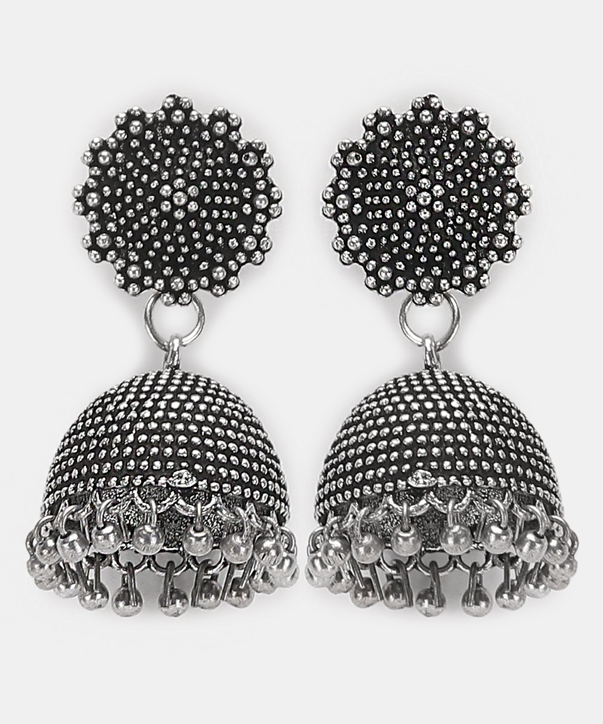 DIYA SILVER OXIDISED JEWELLERY SET COMBO