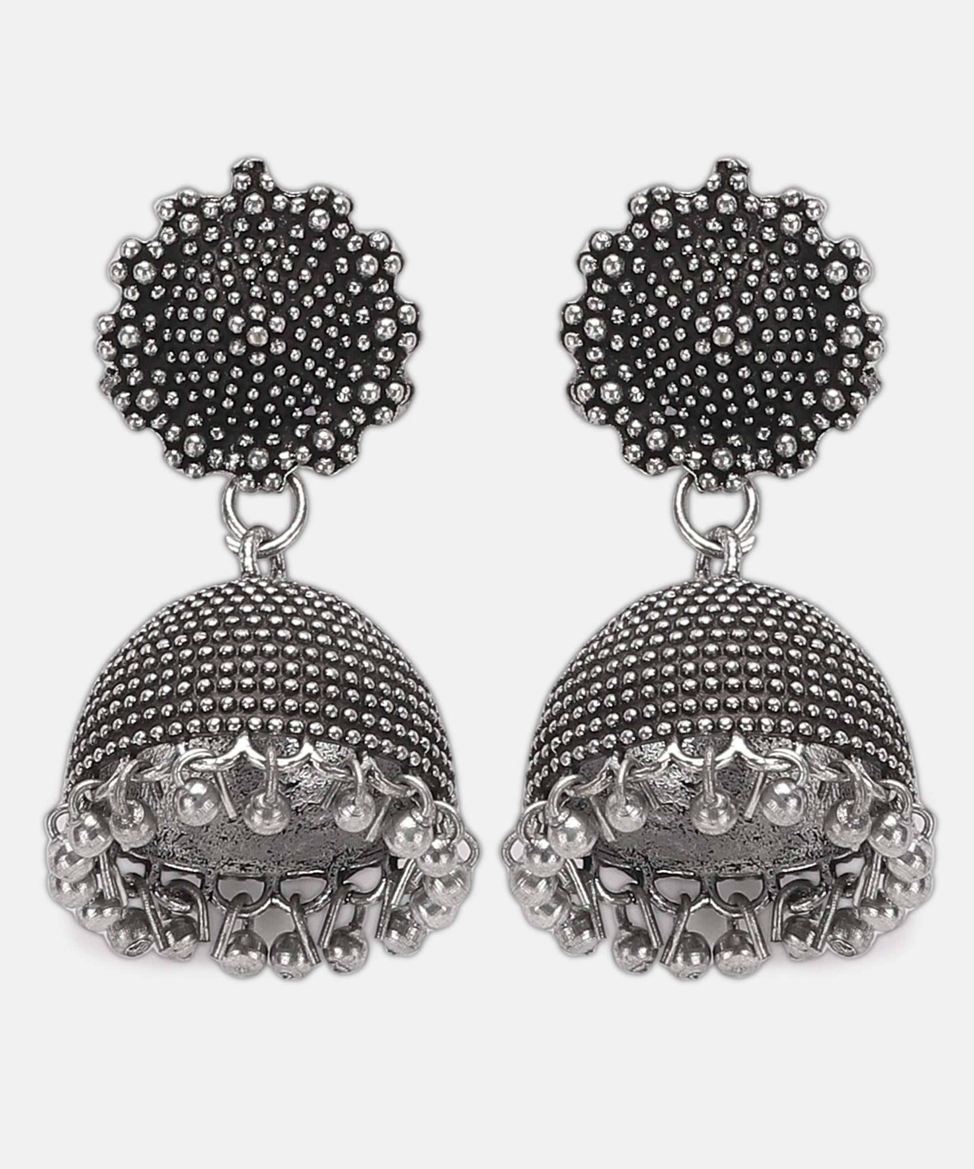 MEERA SILVER OXIDISED JEWELLERY SET COMBO