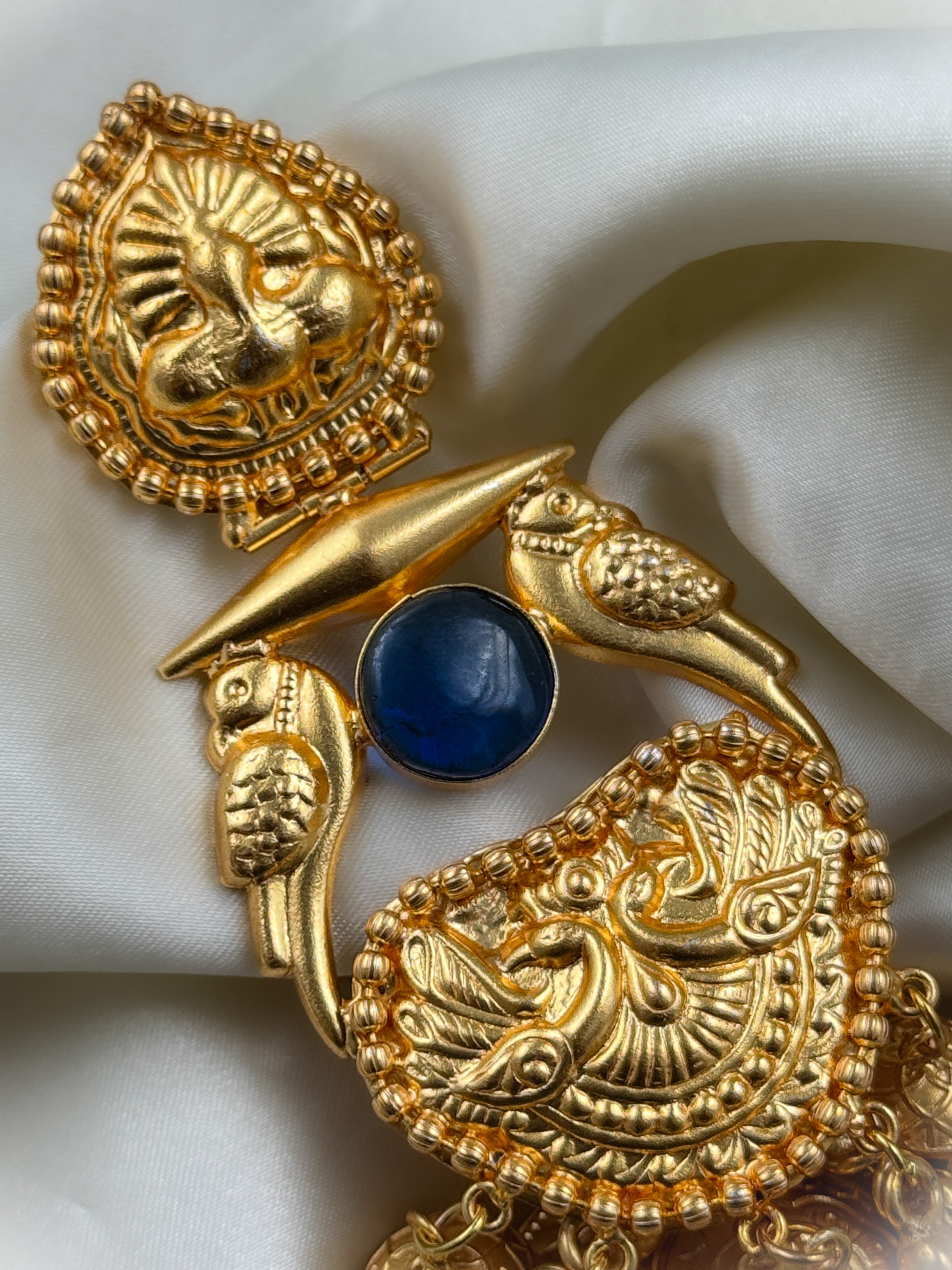 DIVINE PEACOCK HANDMADE EARRINGS