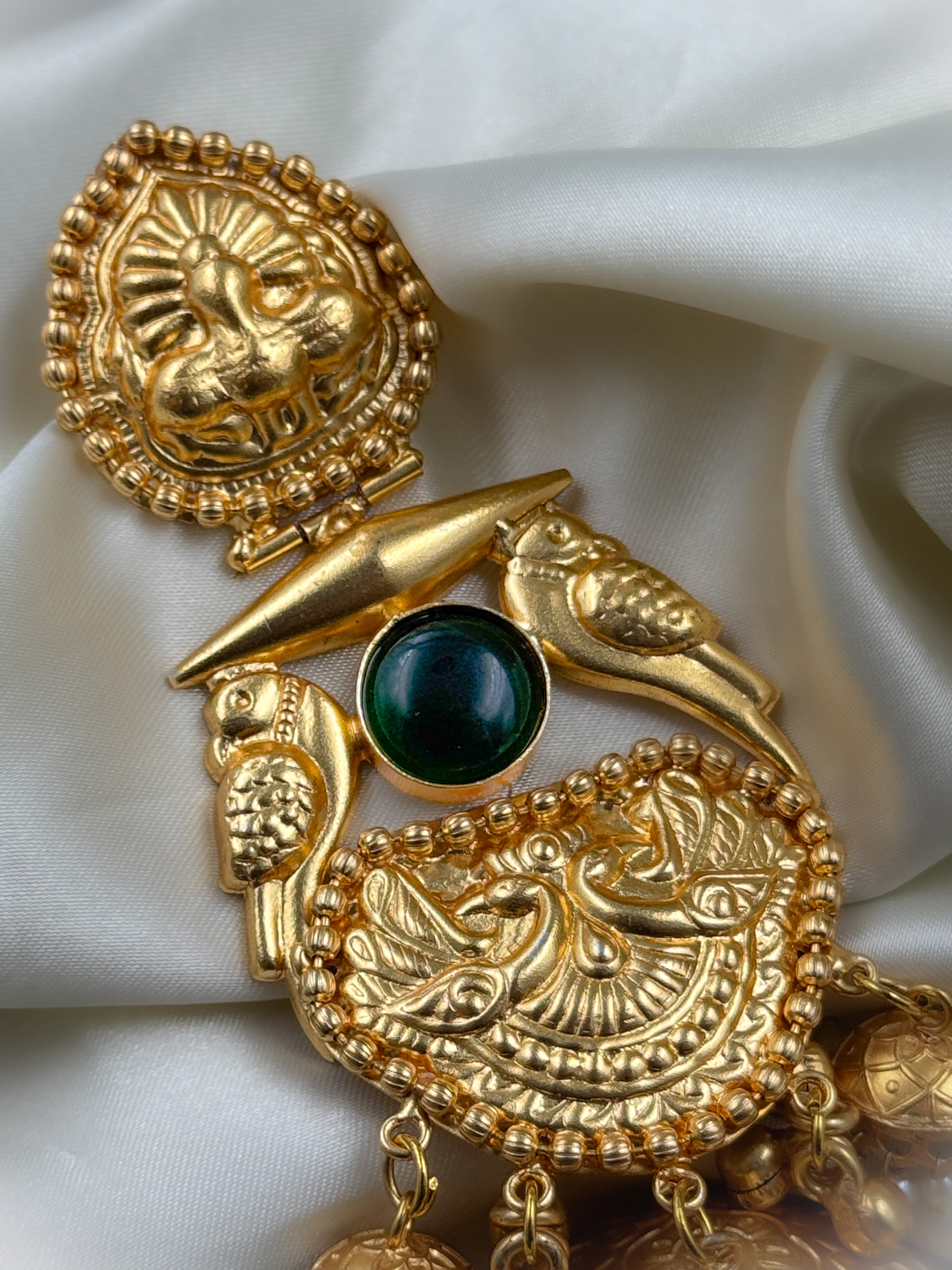 DIVINE PEACOCK HANDMADE EARRINGS