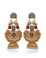 Load image into Gallery viewer, Padmika Golden Earrings