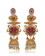 Load image into Gallery viewer, Noorika Golden Earrings