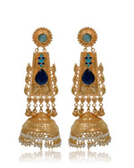 Load image into Gallery viewer, Meher Golden Earrings