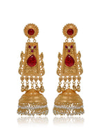 Load image into Gallery viewer, Meher Golden Earrings
