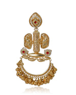 Load image into Gallery viewer, Falak Golden Earrings