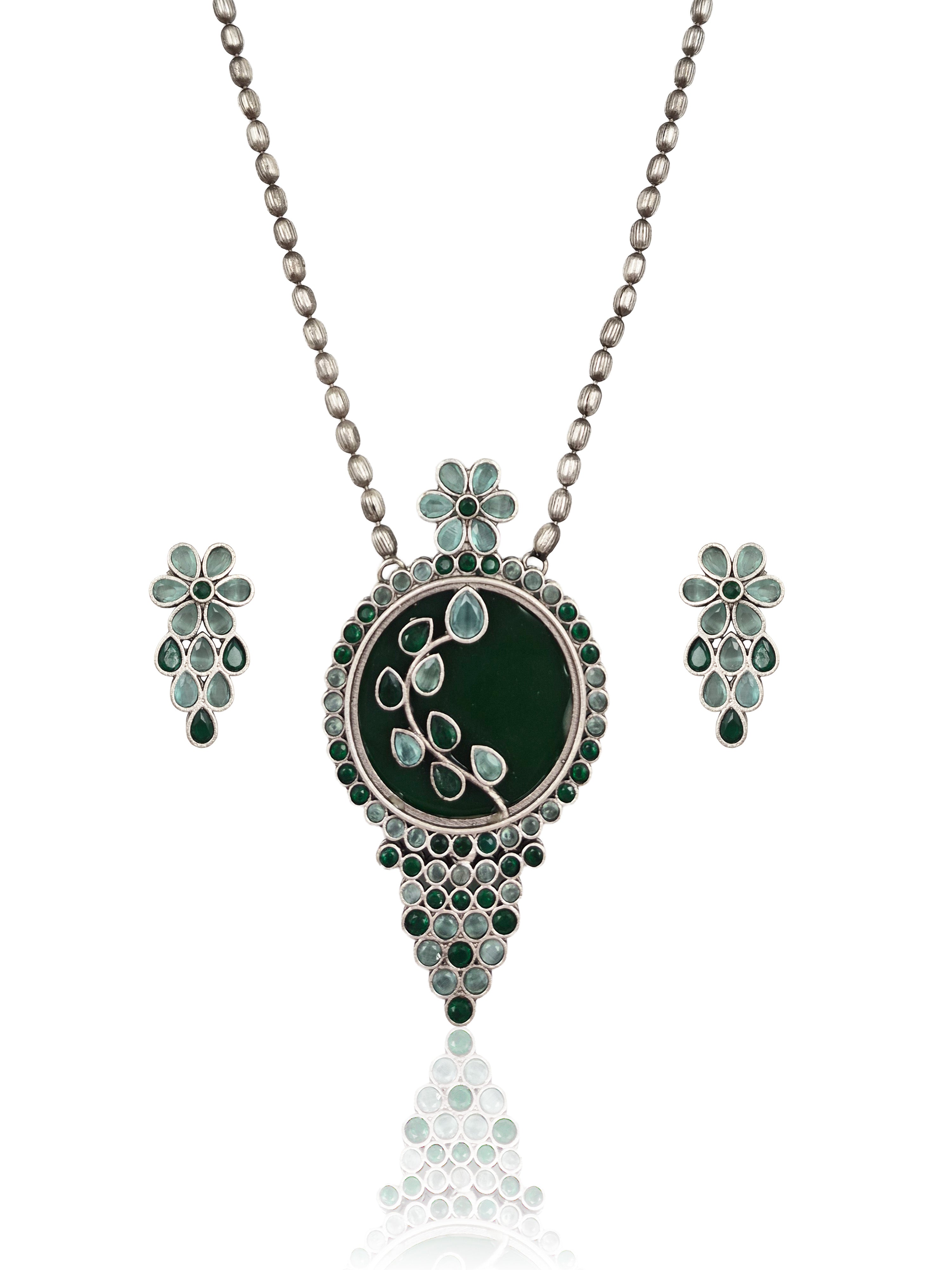 Dia Stone Necklace Set