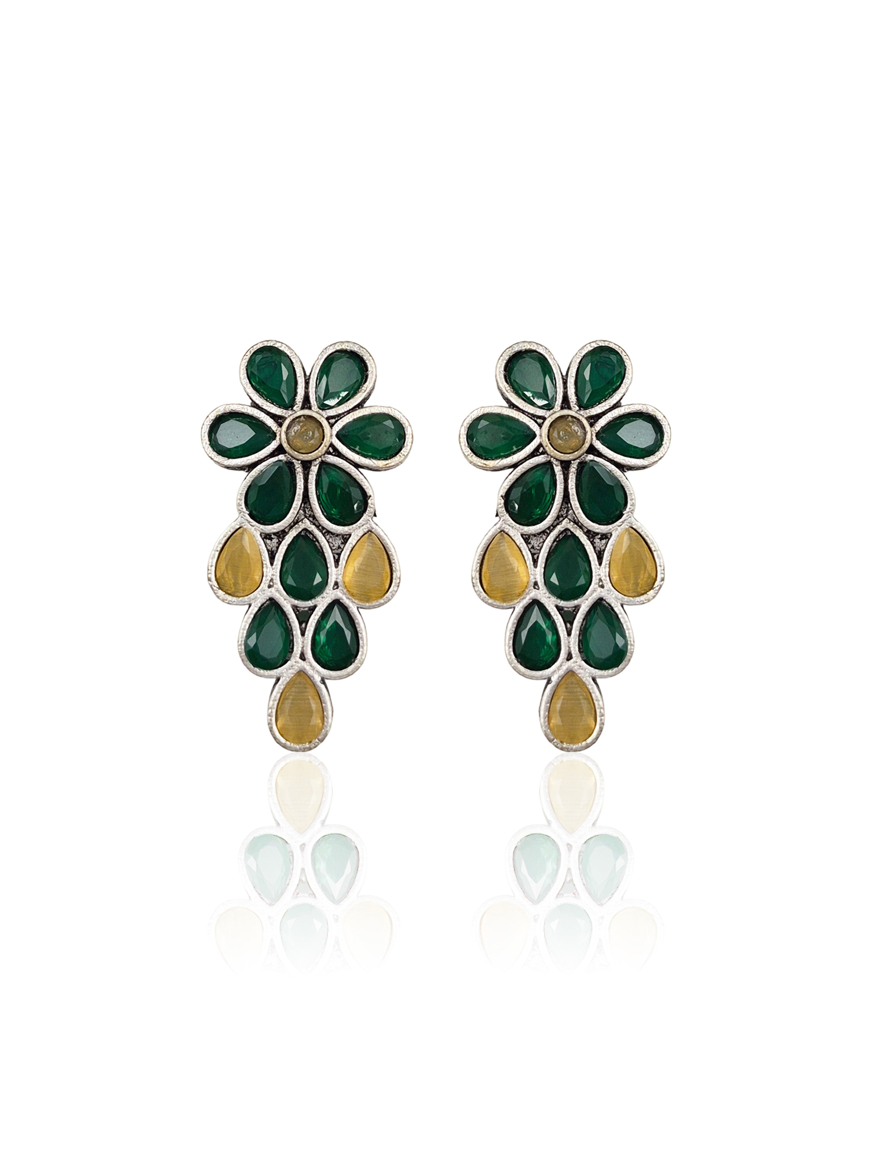 Dia Stone Necklace Set