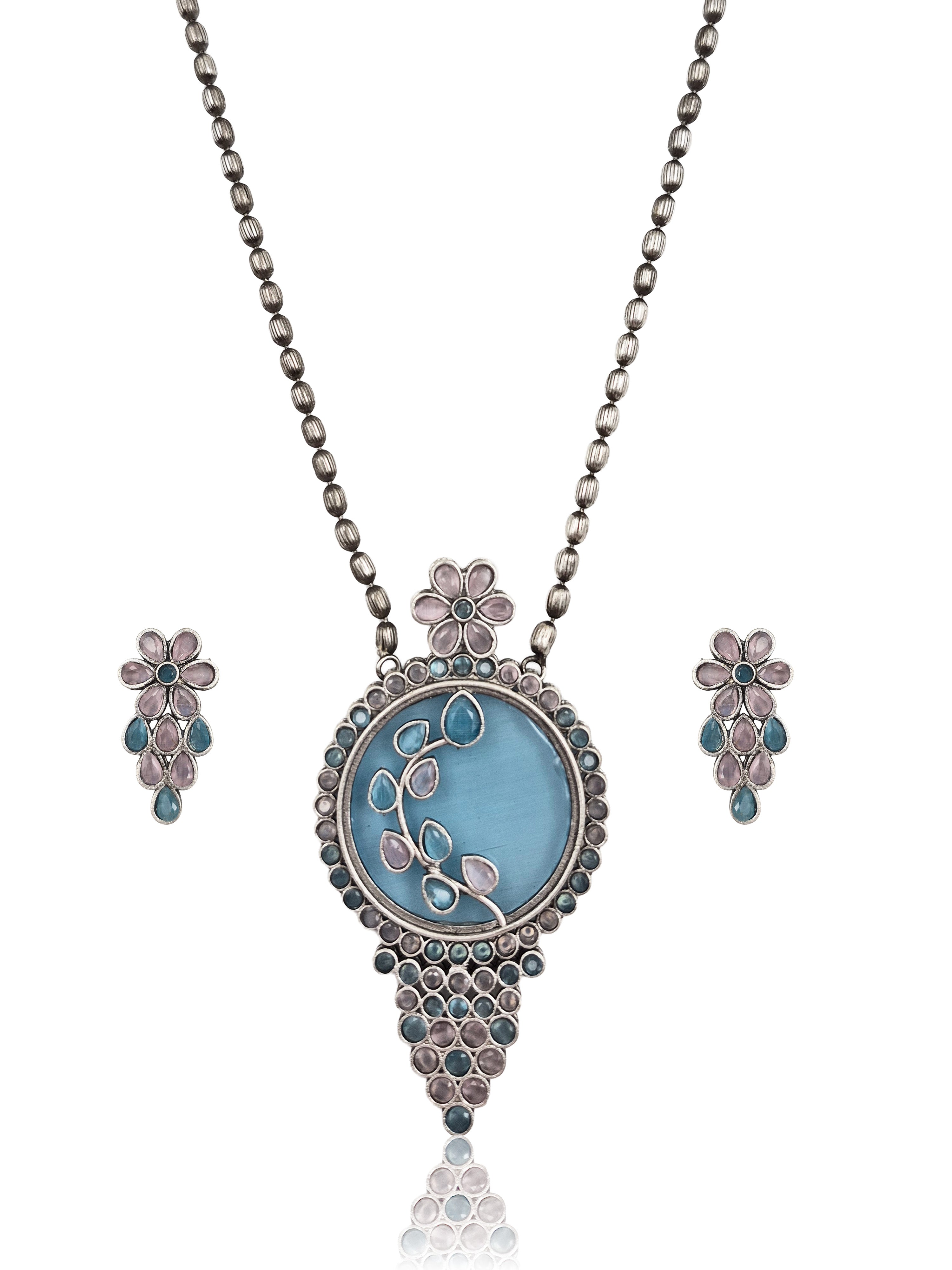 Dia Stone Necklace Set