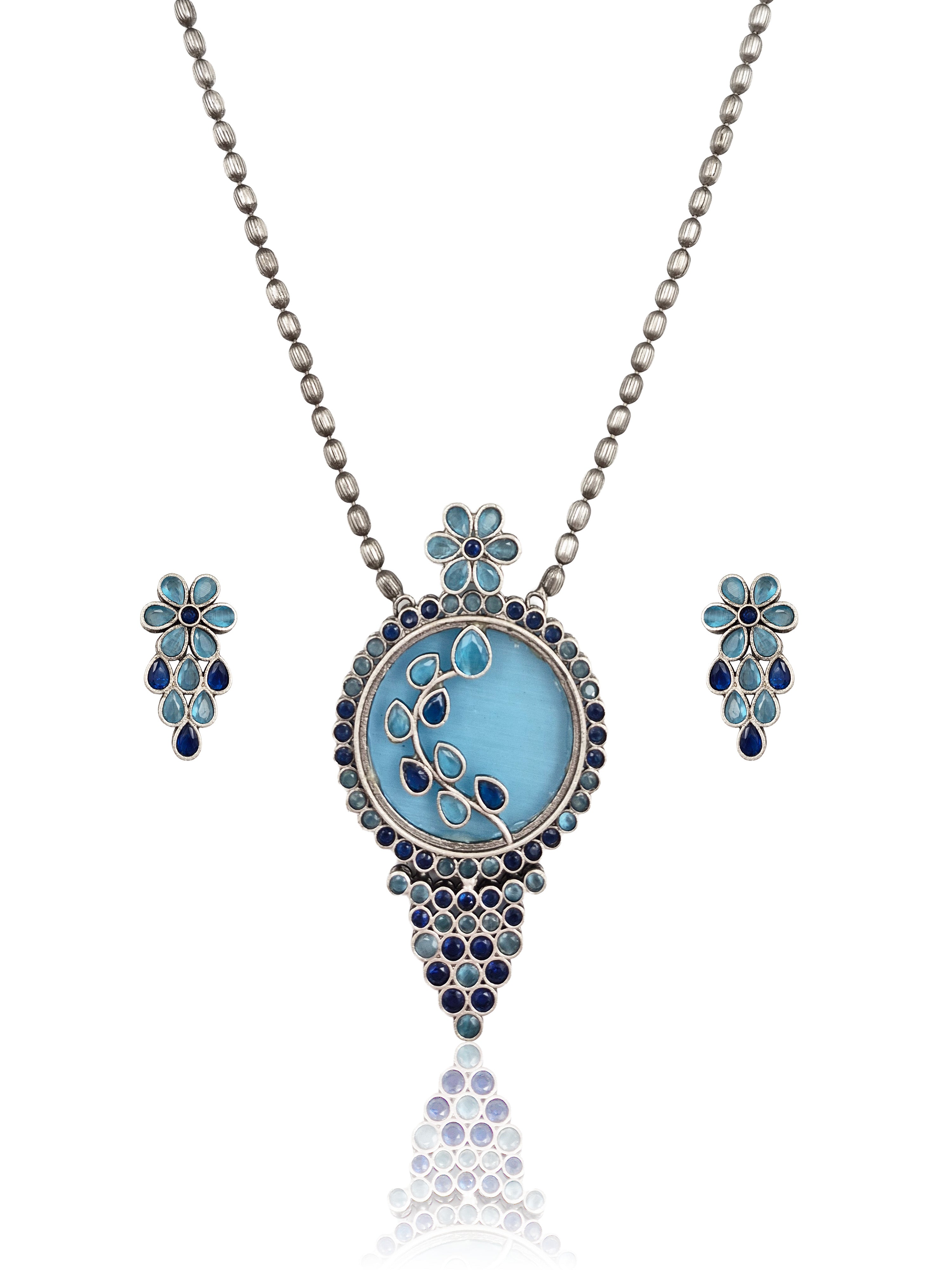 Dia Stone Necklace Set