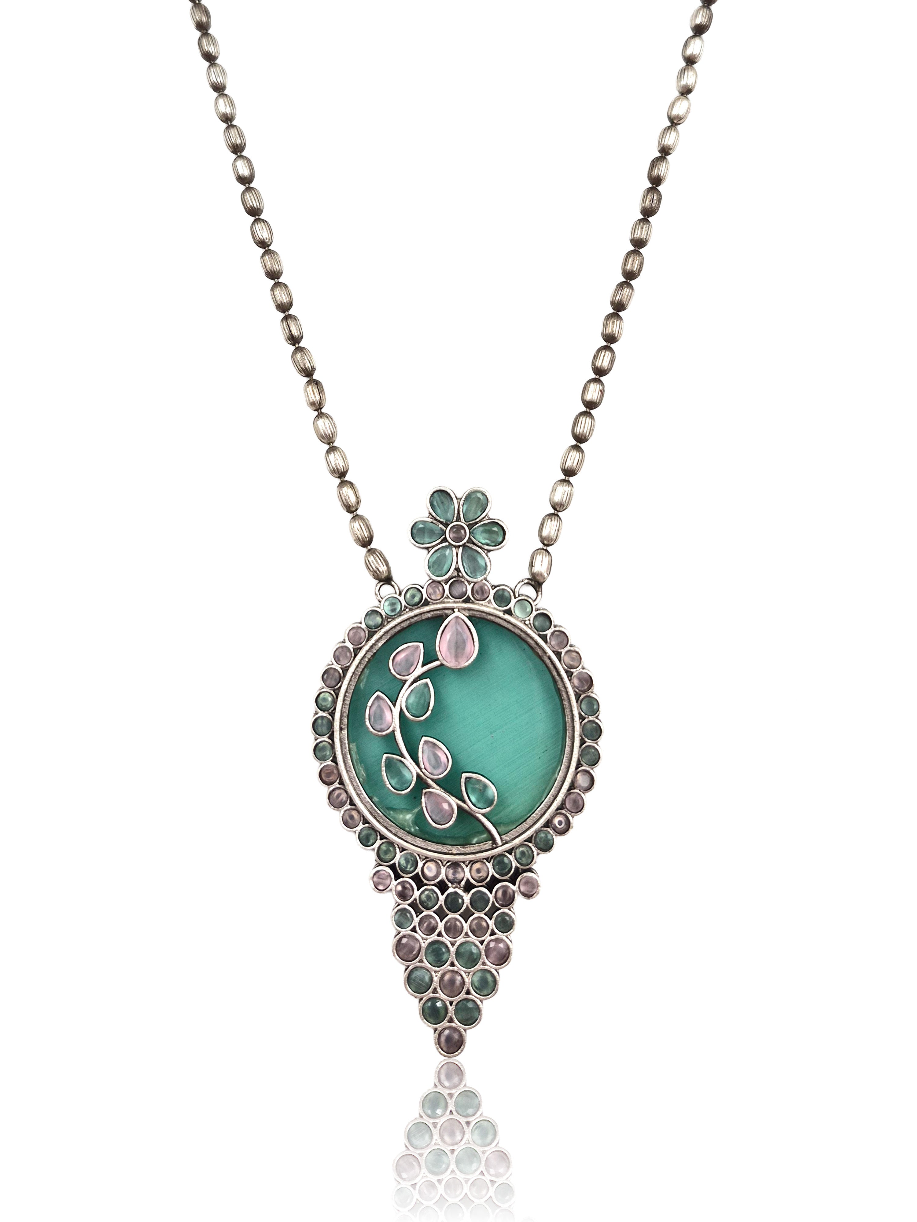 Dia Stone Necklace Set