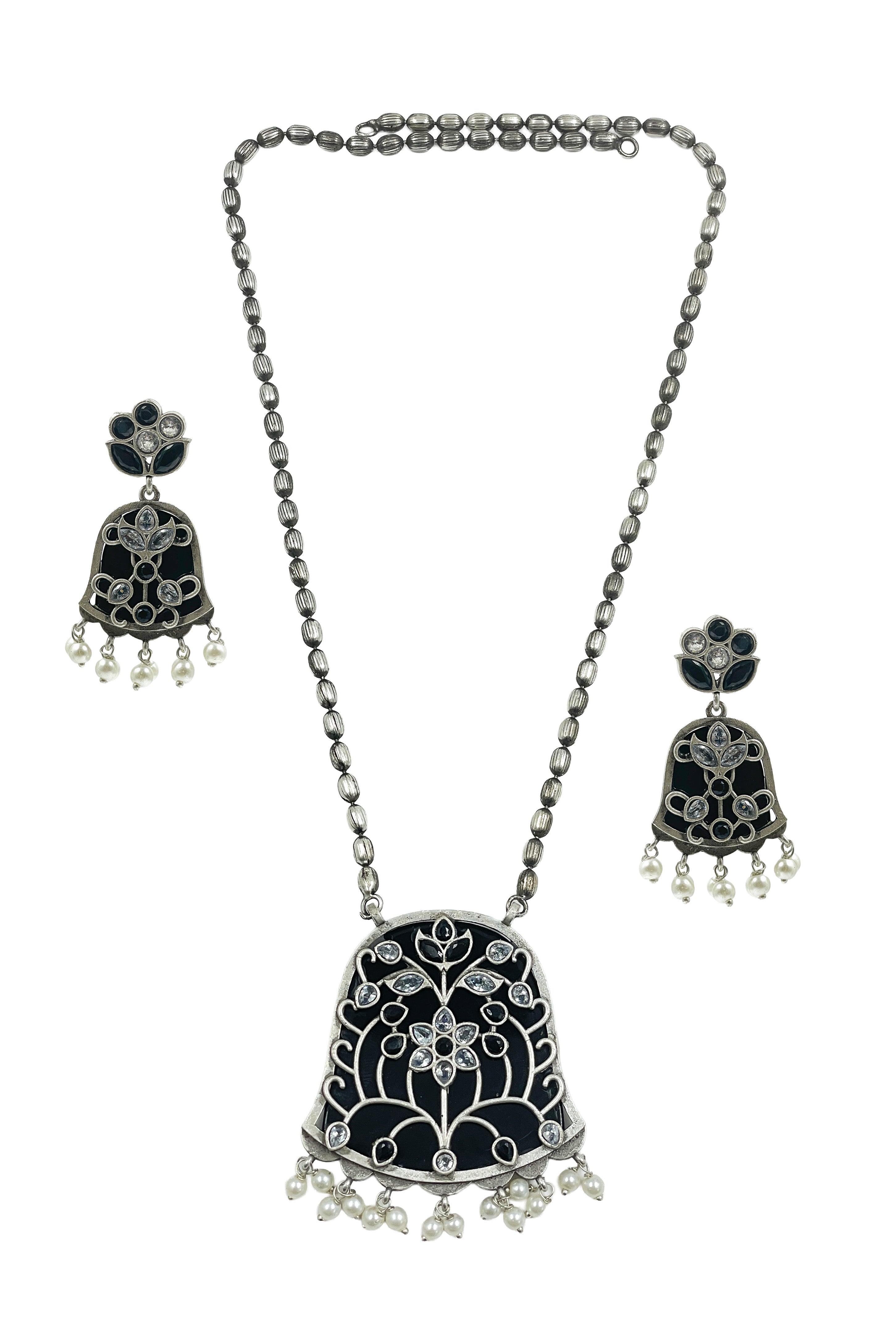 MANASVI STONE NECKLACE SET