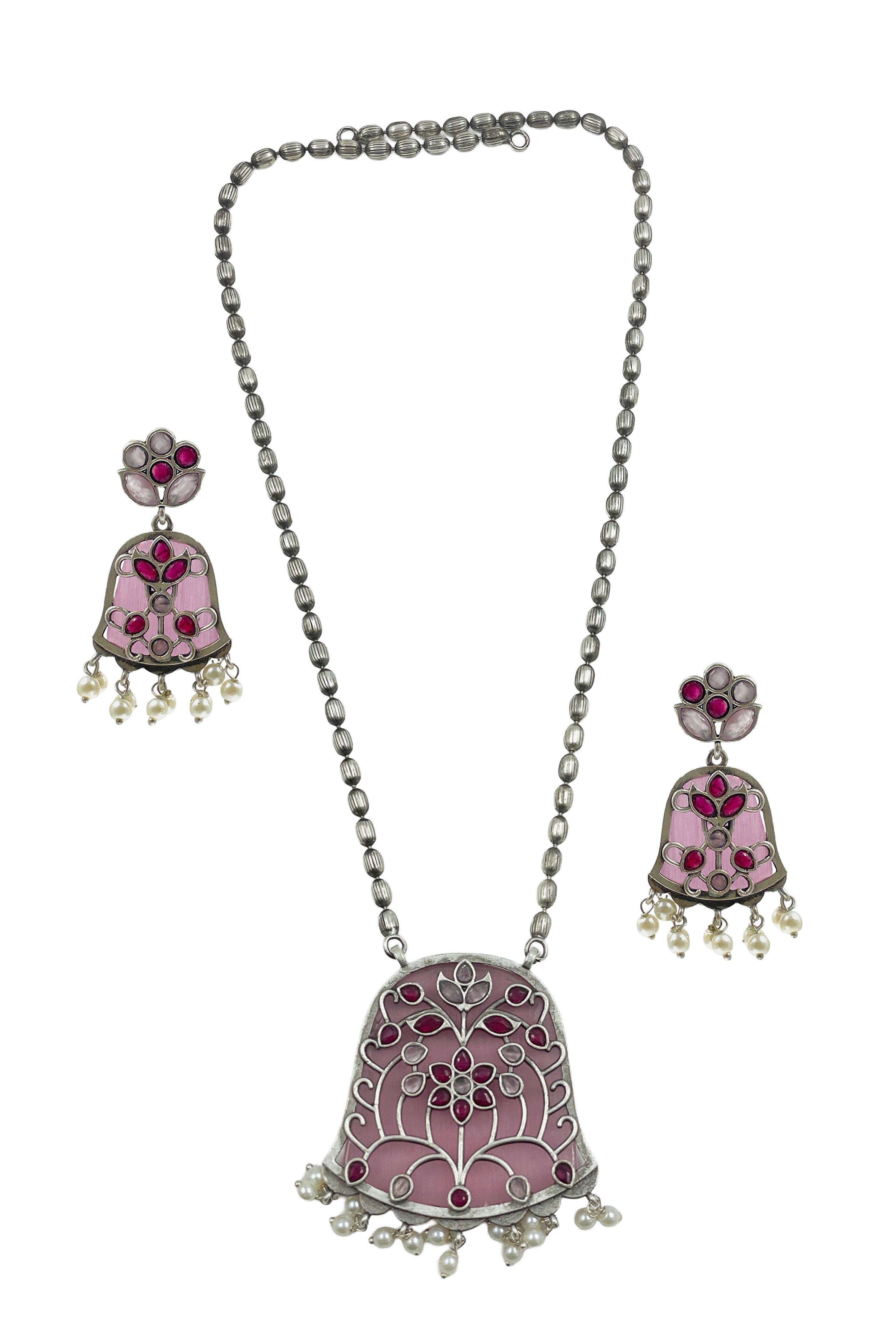 MANASVI STONE NECKLACE SET