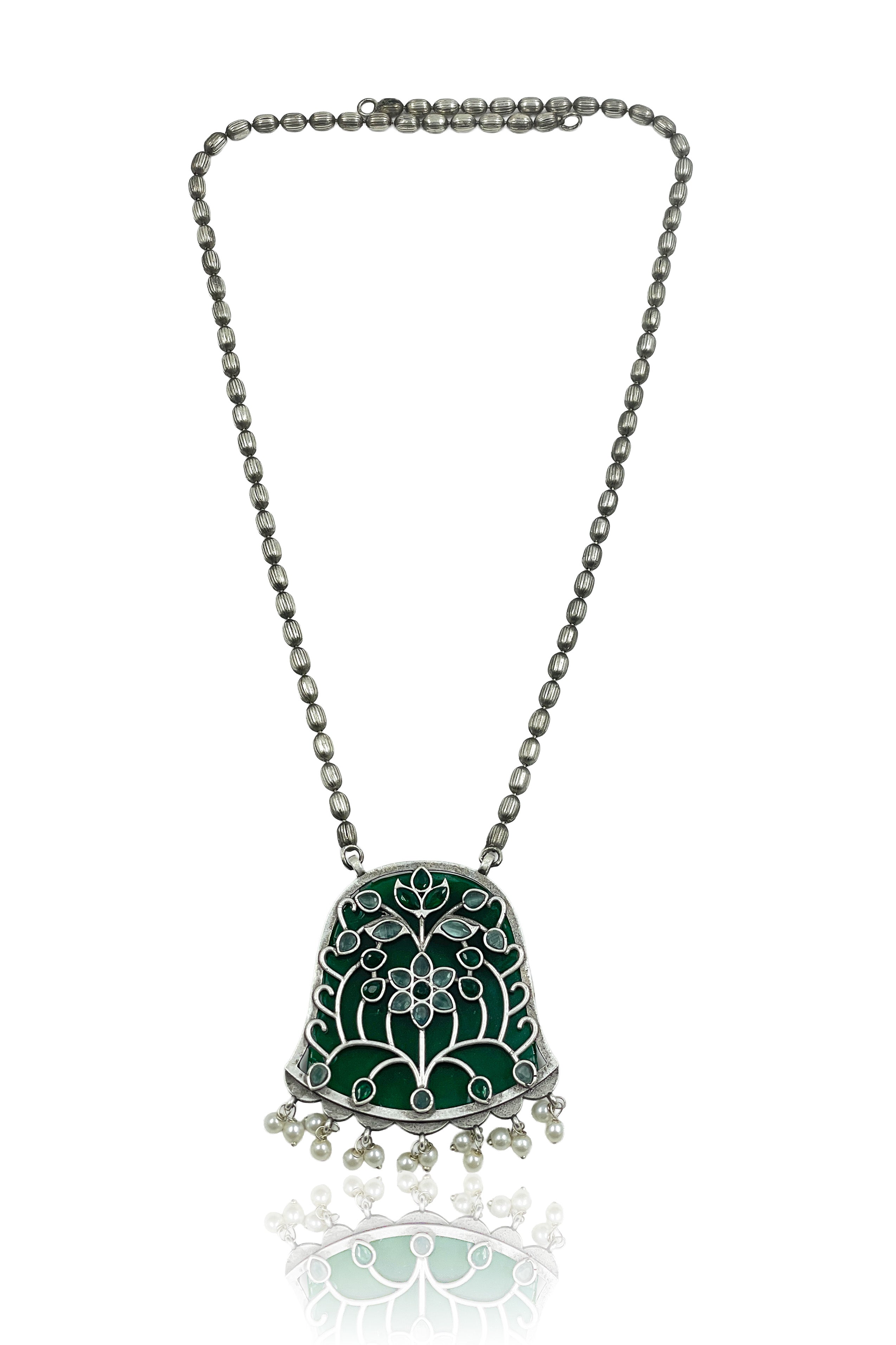 MANASVI STONE NECKLACE SET