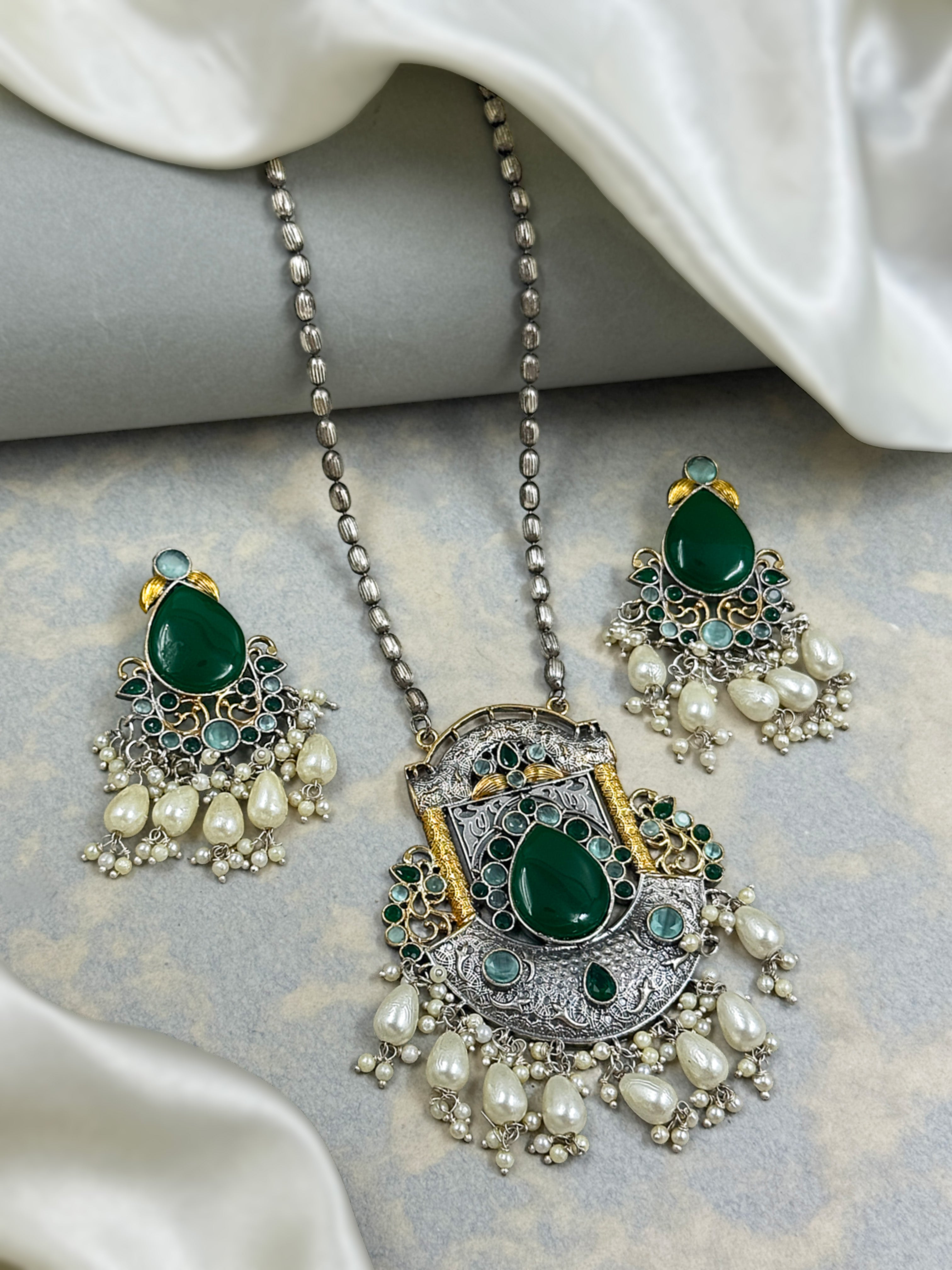 ANNA STONE NECKLACE SET
