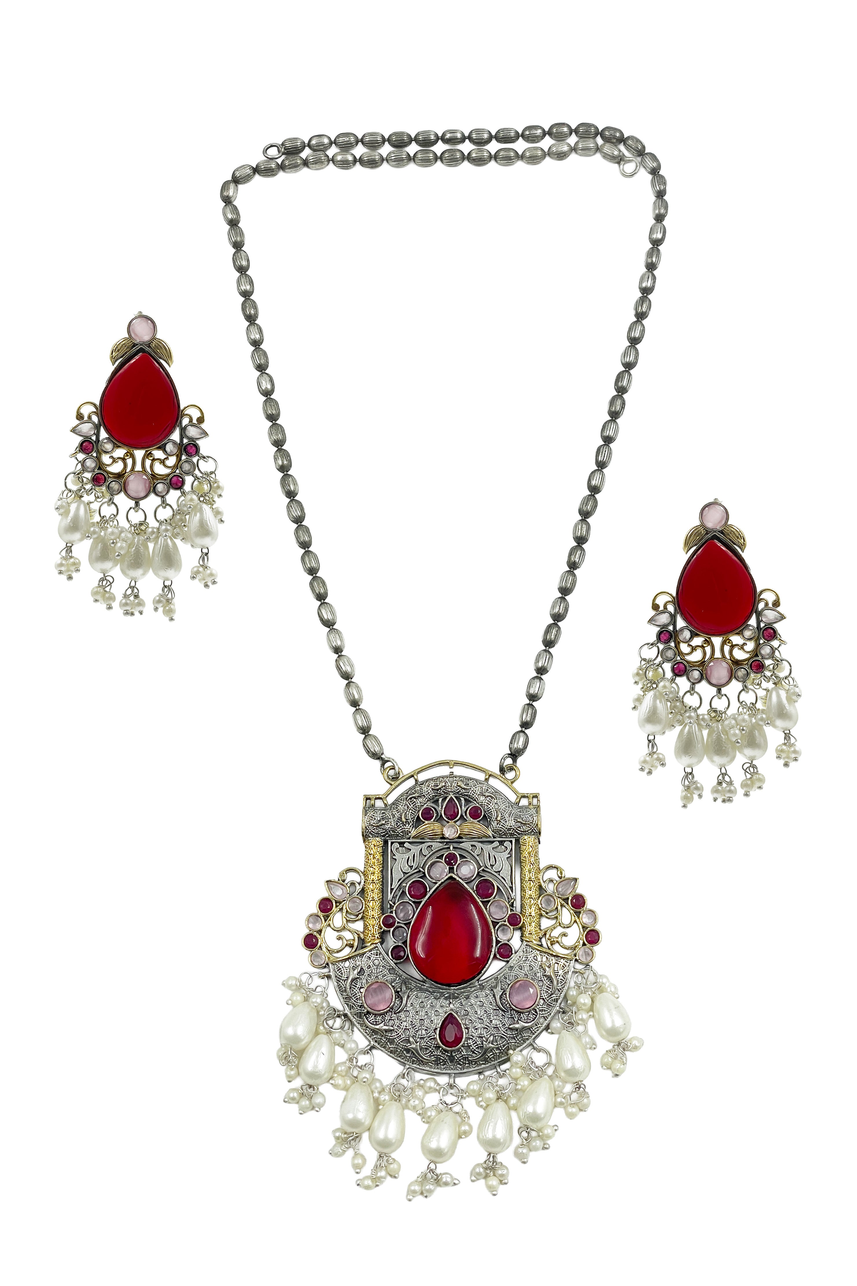 ANNA STONE NECKLACE SET