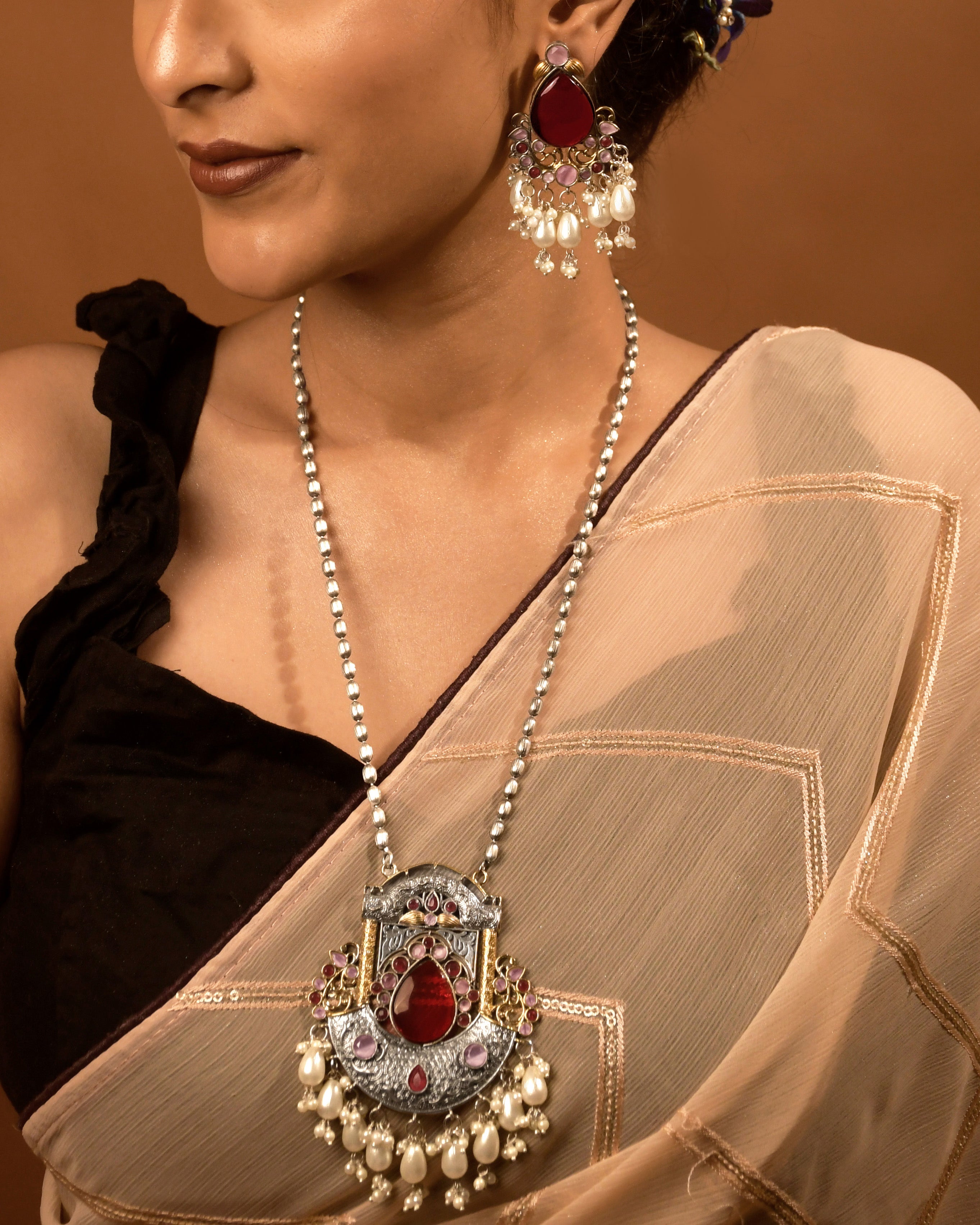 Anna Stone Necklace Set