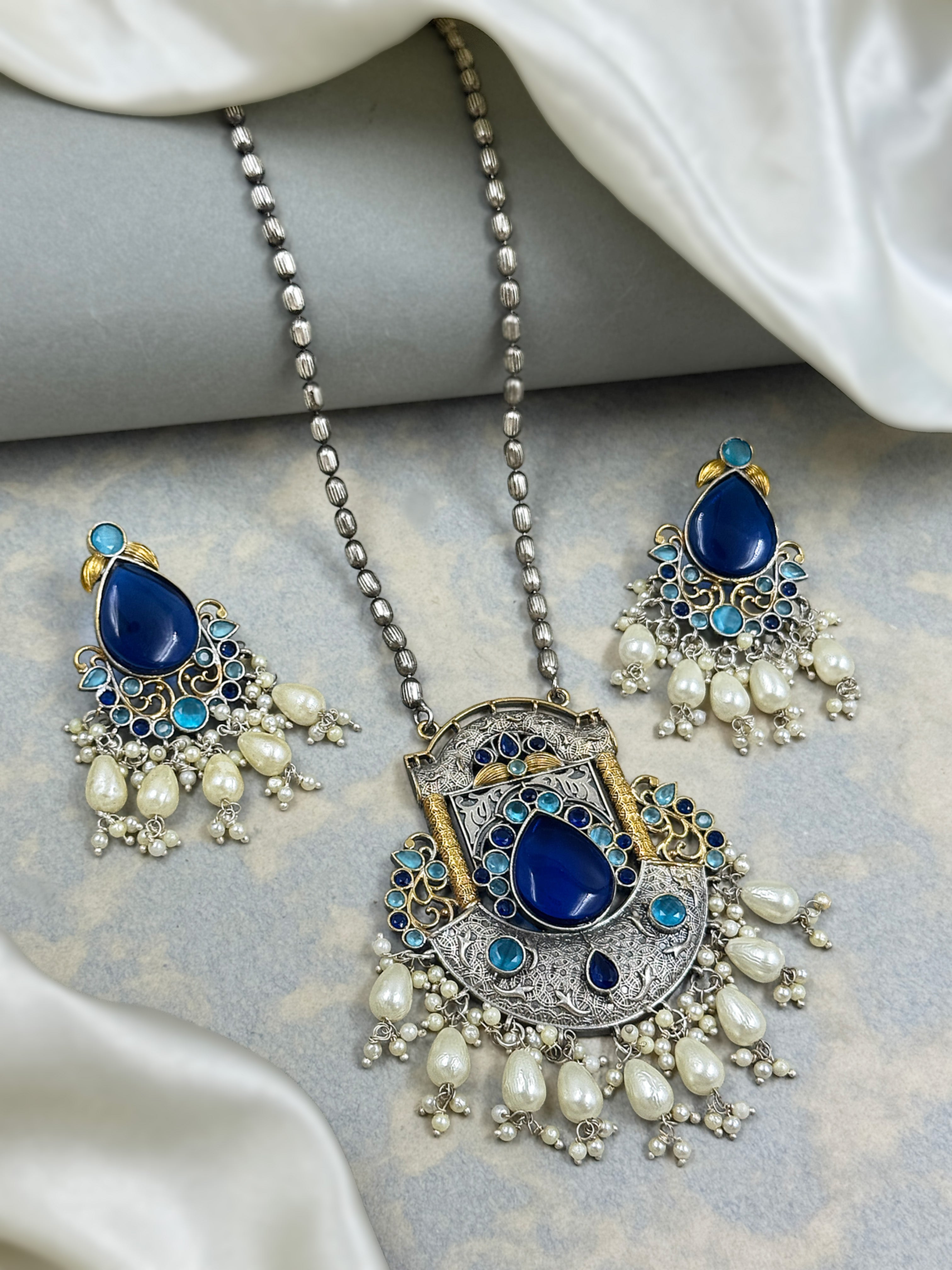 ANNA STONE NECKLACE SET