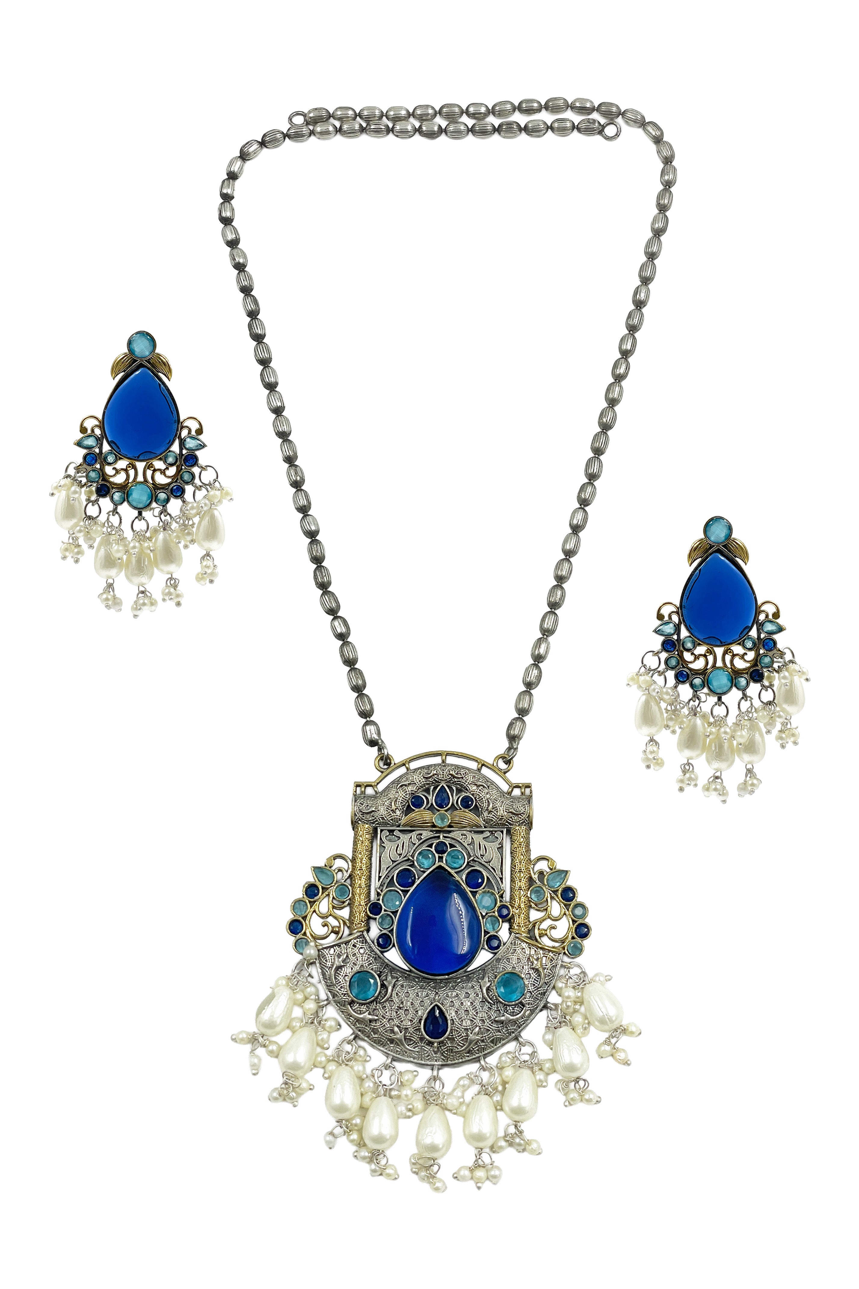 ANNA STONE NECKLACE SET