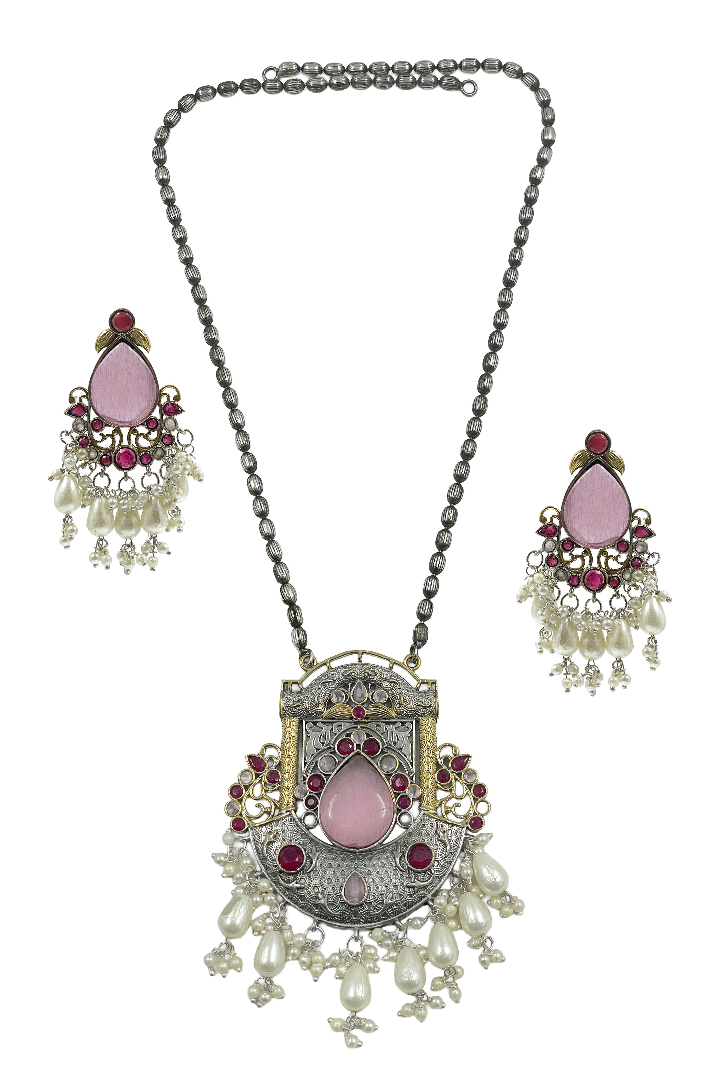 ANNA STONE NECKLACE SET