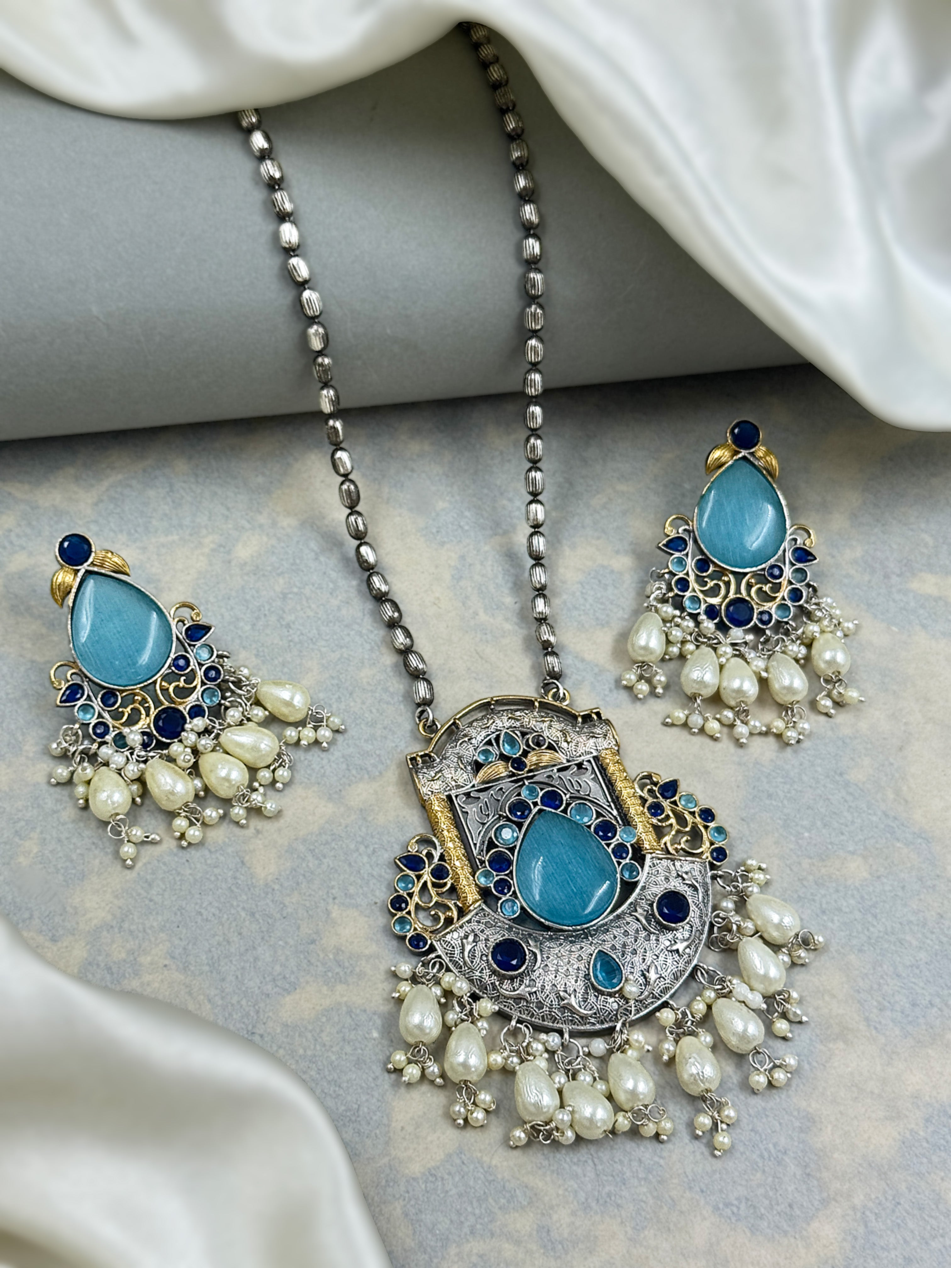 ANNA STONE NECKLACE SET
