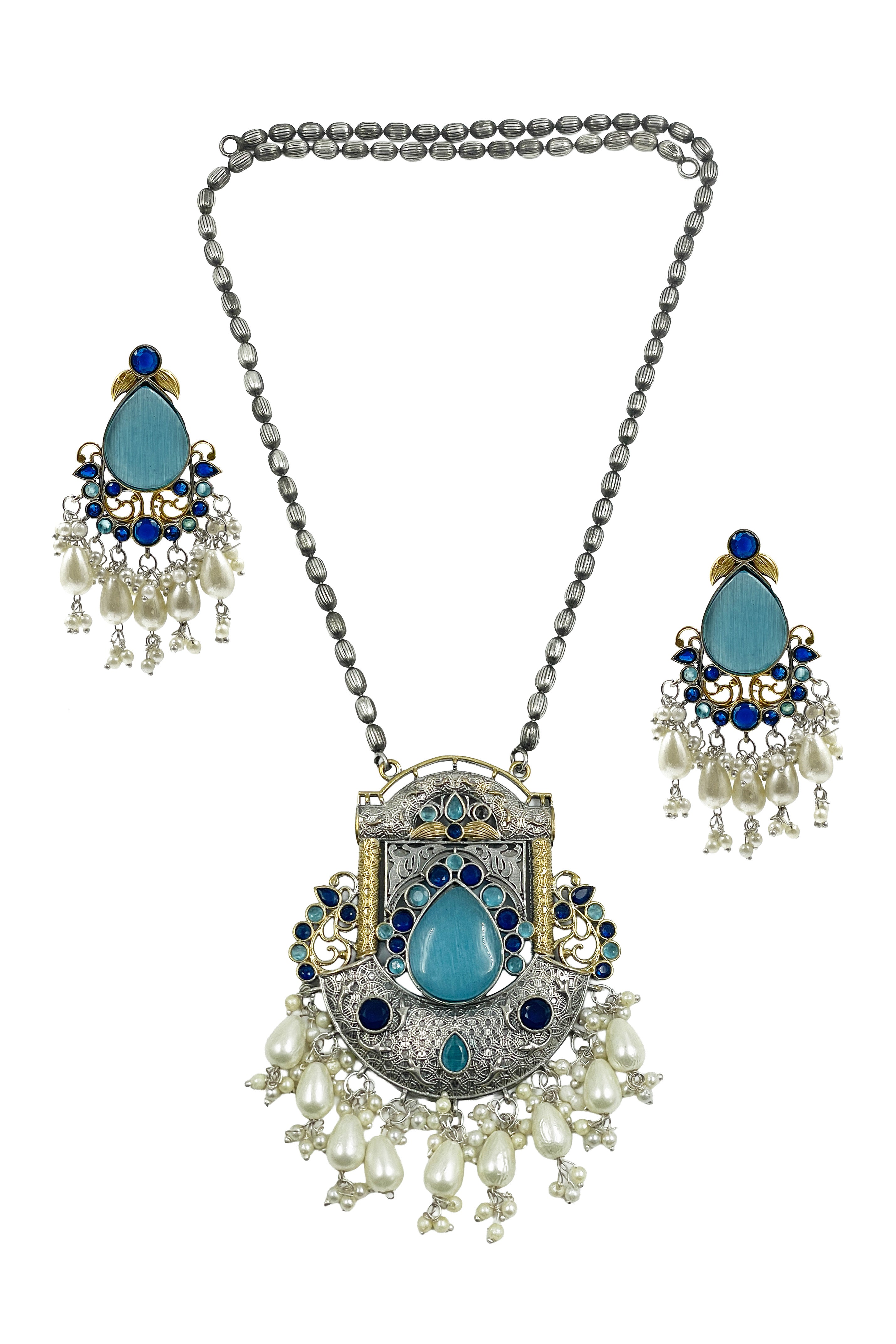 ANNA STONE NECKLACE SET