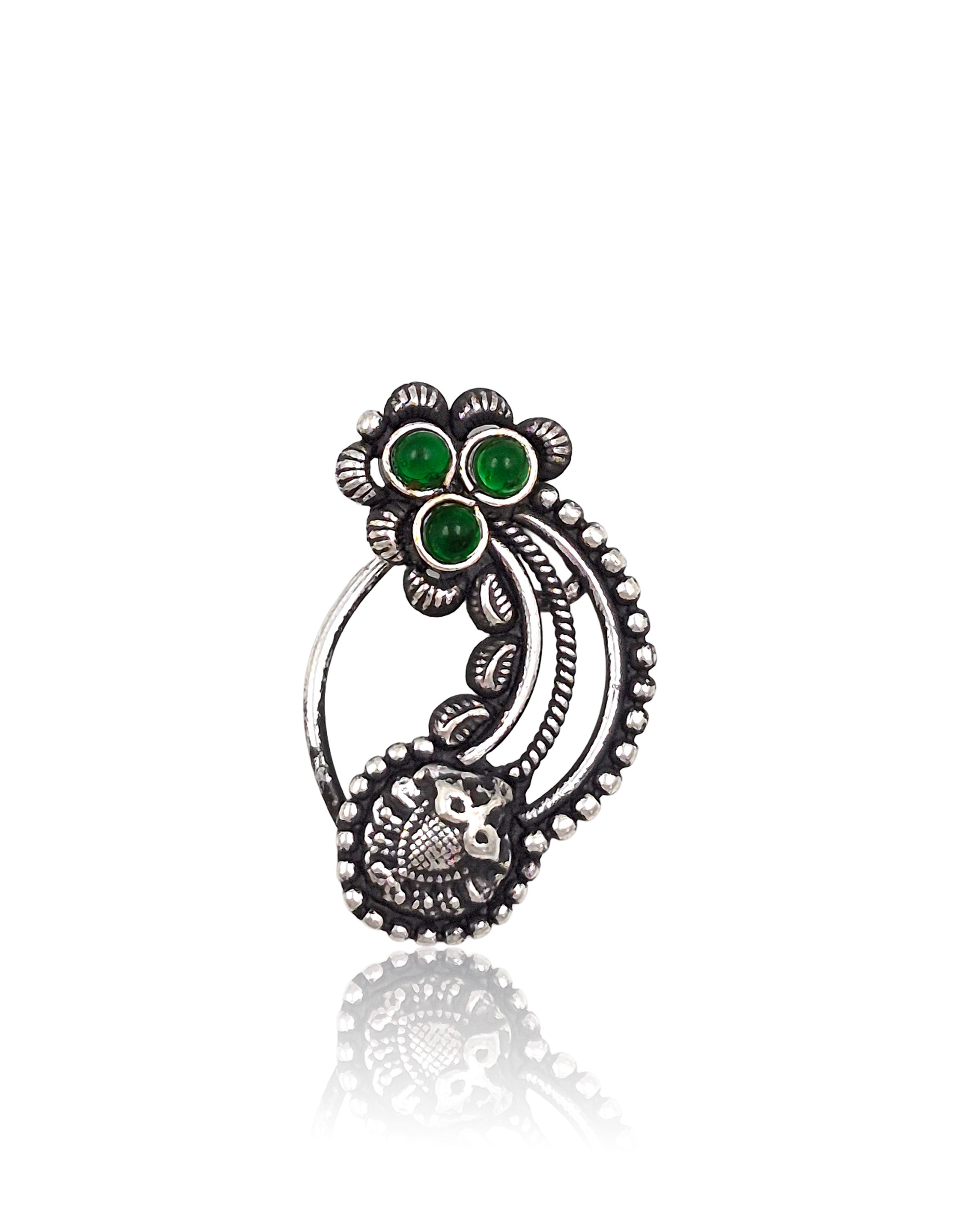 KRITIKA OXIDISED MAHARASHTRIAN NOSEPIN COMBO OF 2