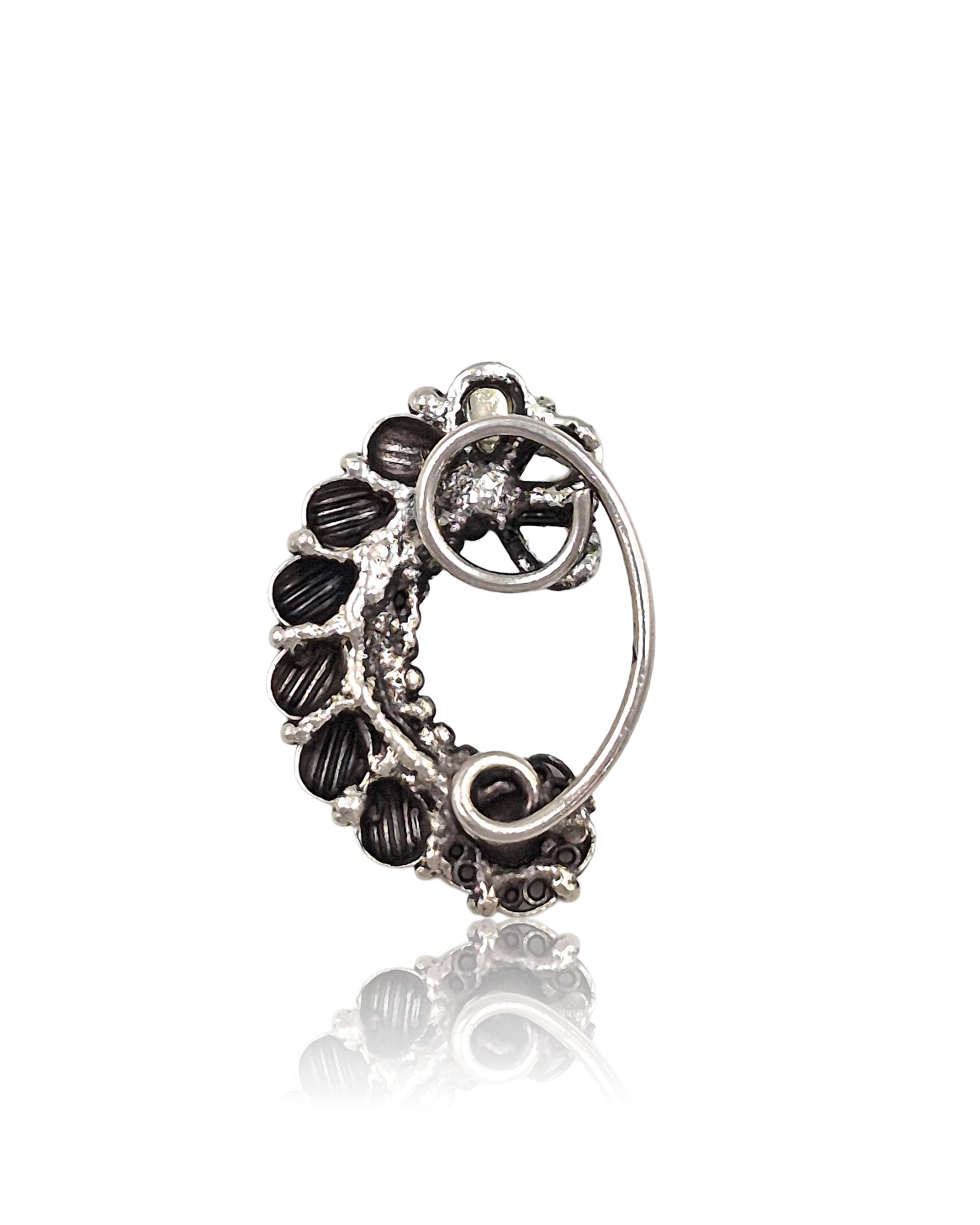 RAAHI OXIDISED MAHARASHTRIAN NOSEPIN COMBO OF 2