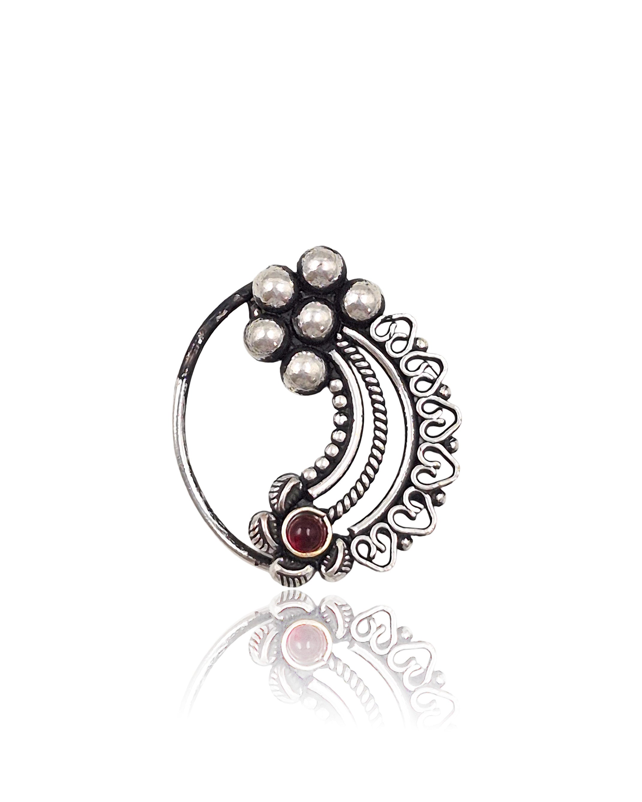 KRITIKA OXIDISED MAHARASHTRIAN NOSEPIN COMBO OF 2